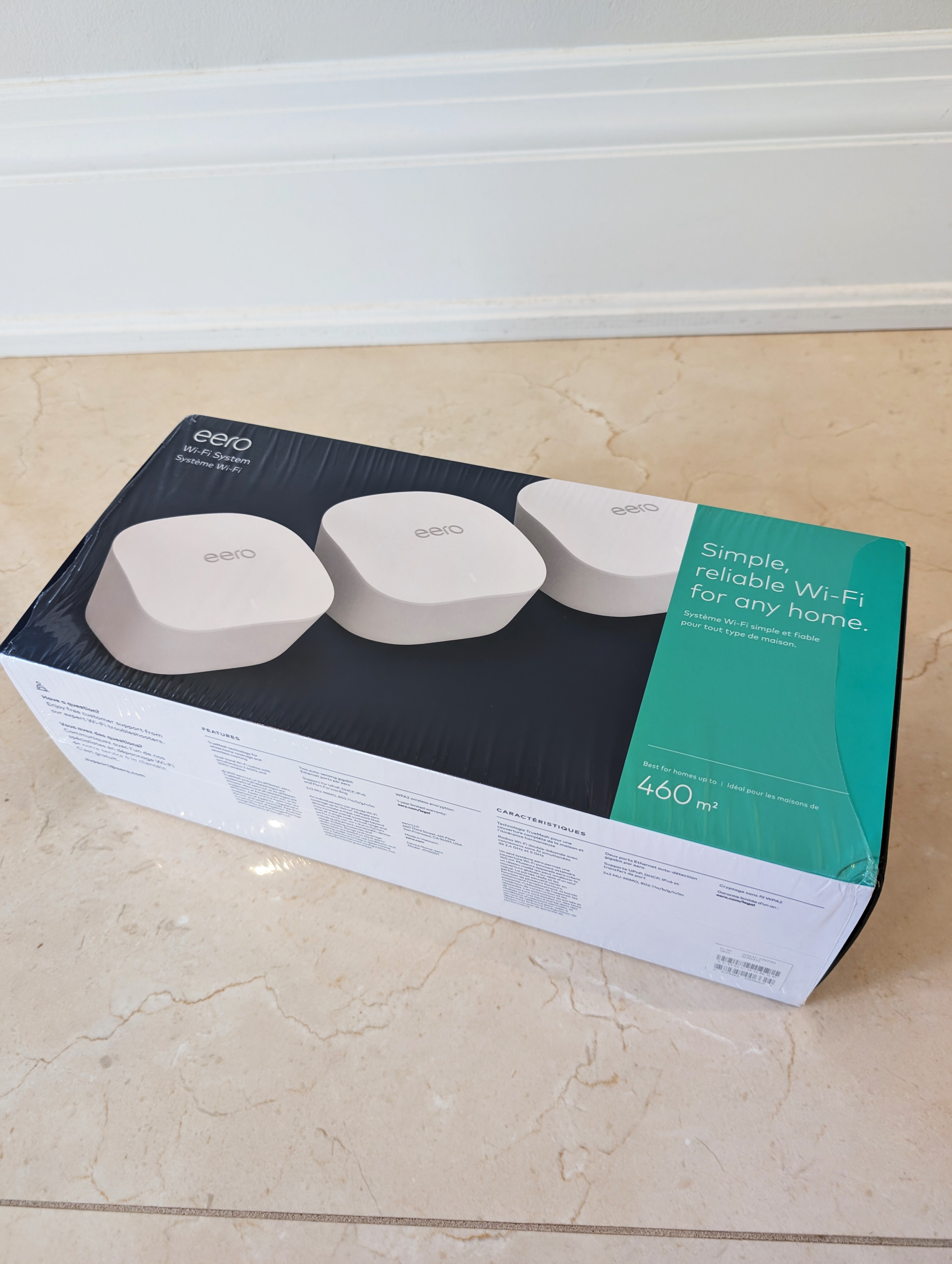 Eero mesh wifi system 3 pack model J010001