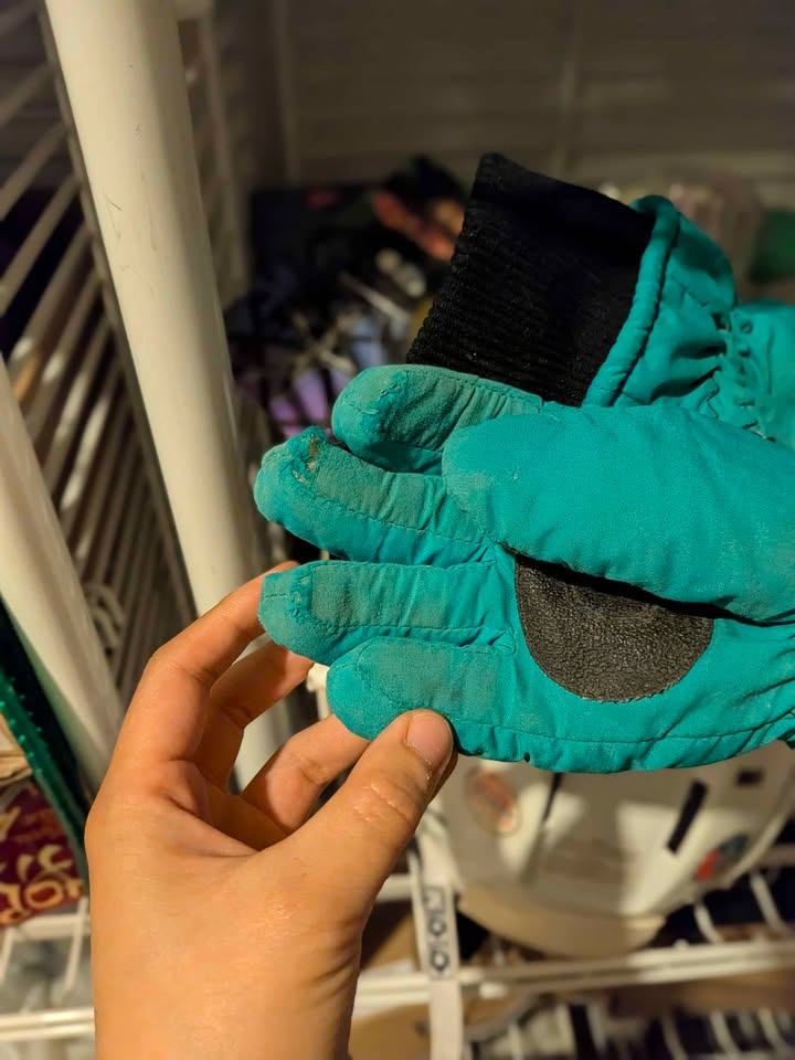 Teal Ski Mittens - photo 3