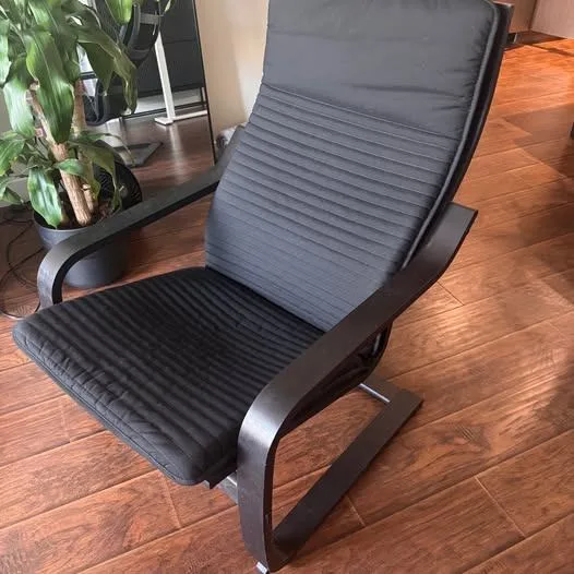 MUST GO MOVING SALE Black Frame & Cushion - photo 2