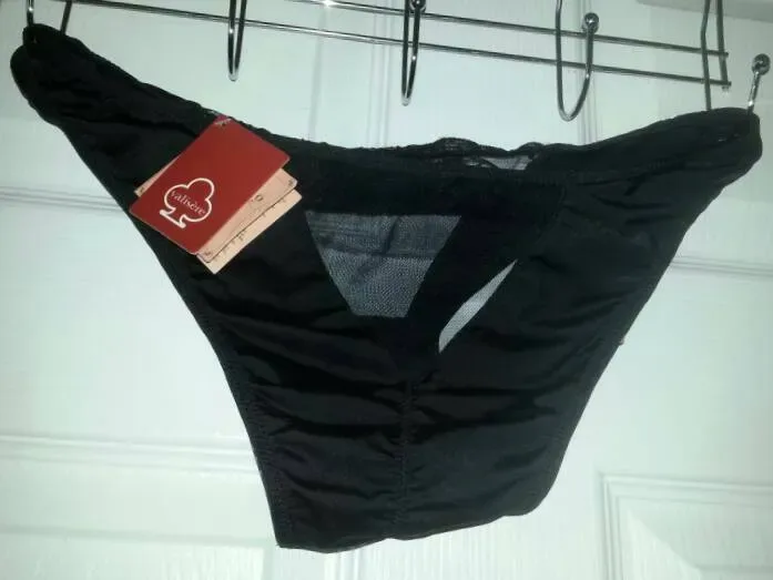 Valisière Designer Hand-made Panties w/Beautiful Mesh & Sequins - photo 4