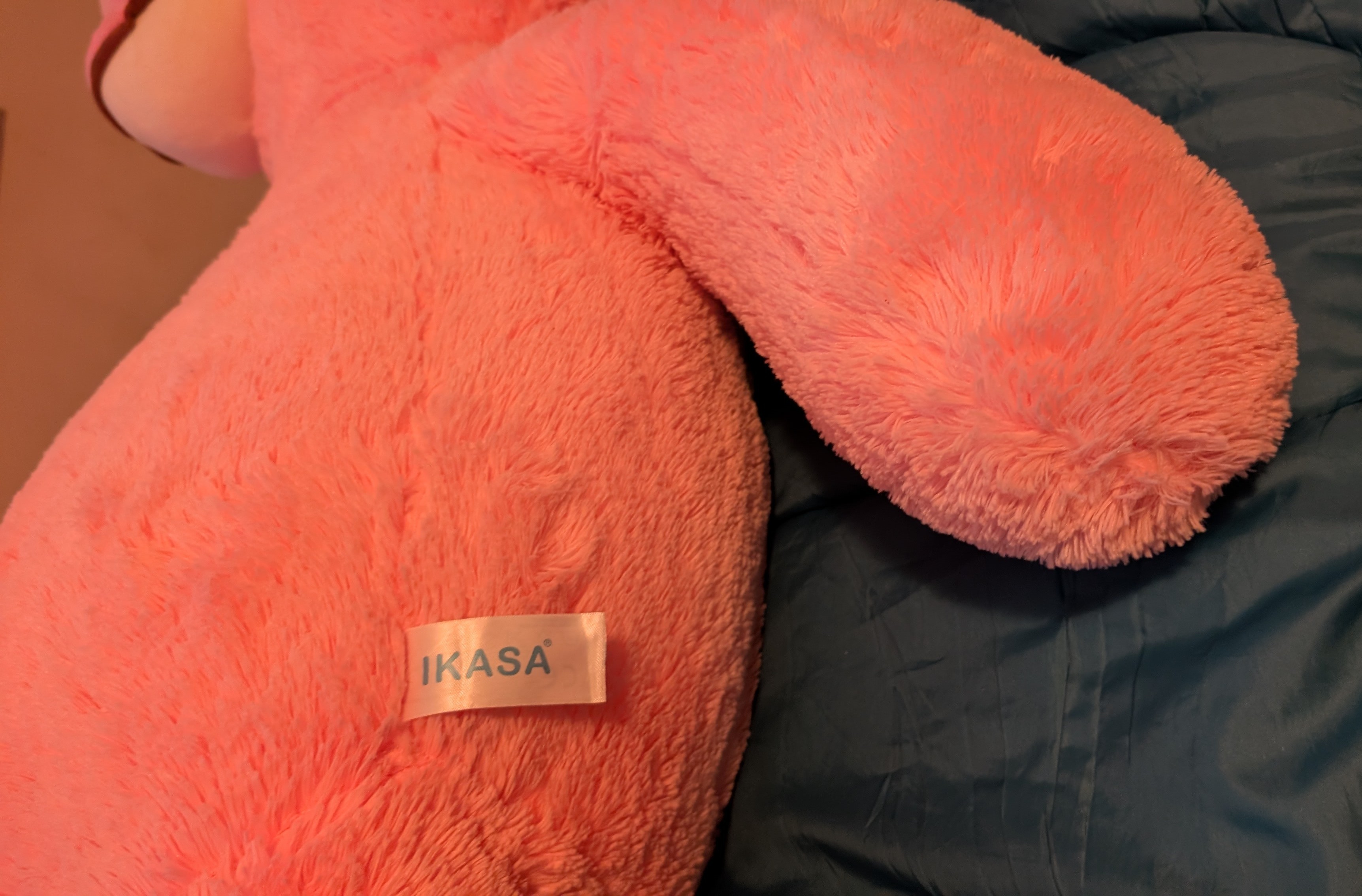 Giant 5.3-Foot IKASA Pink Teddy Bear – Excellent Condition! 🧸 - photo 4