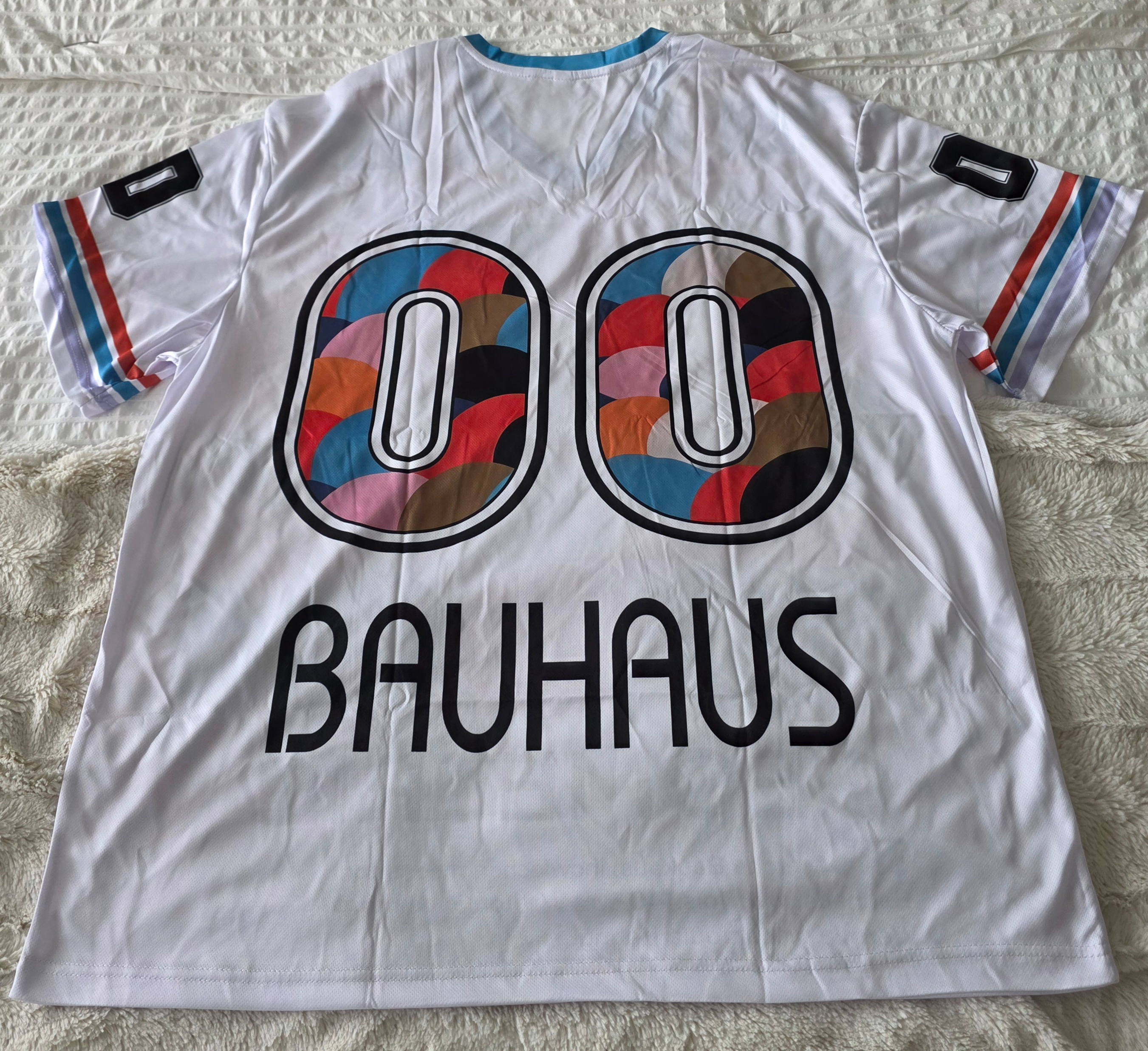 "BAUHAUS" -"GEOMETRIC" Oversized Mesh Jersey-Unisex-2XL - photo 2