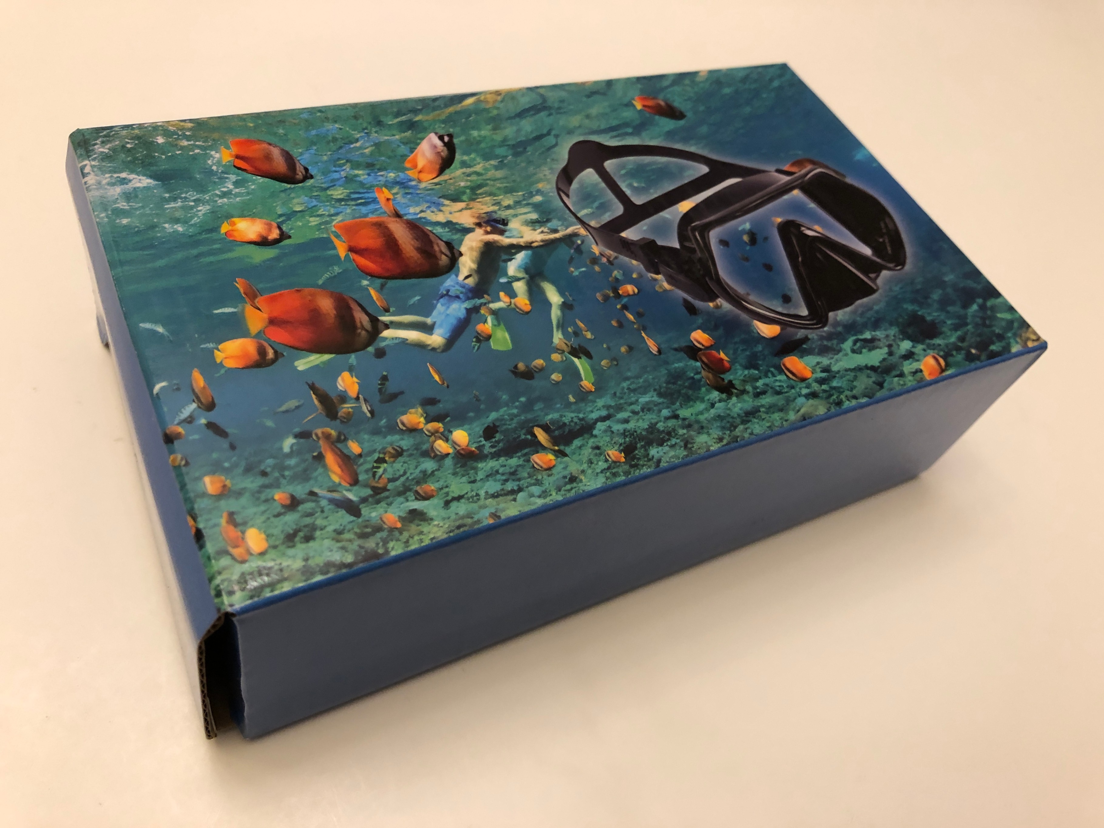 Tempered Glass Snorkel Mask