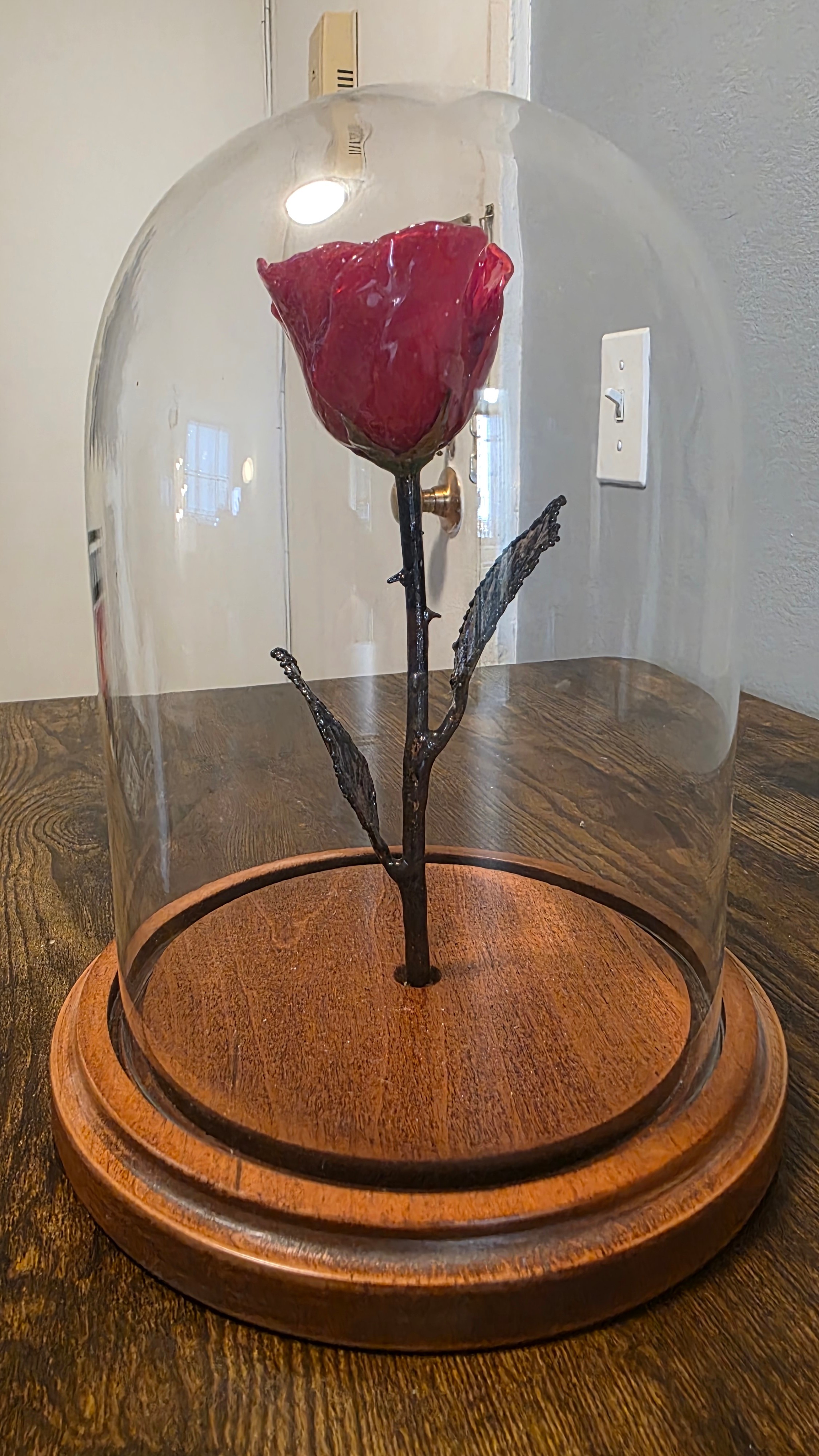 Forever Rose Enchanted Rose - Real Preserved Rose in Glass Dome - photo 2