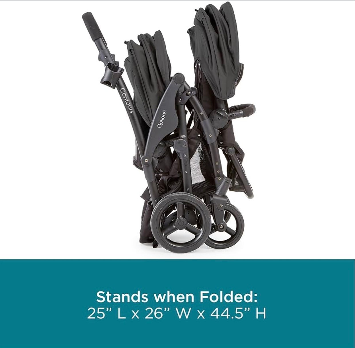 Lightweight Inline Tandem Double Stroller V2 Reversible Seats