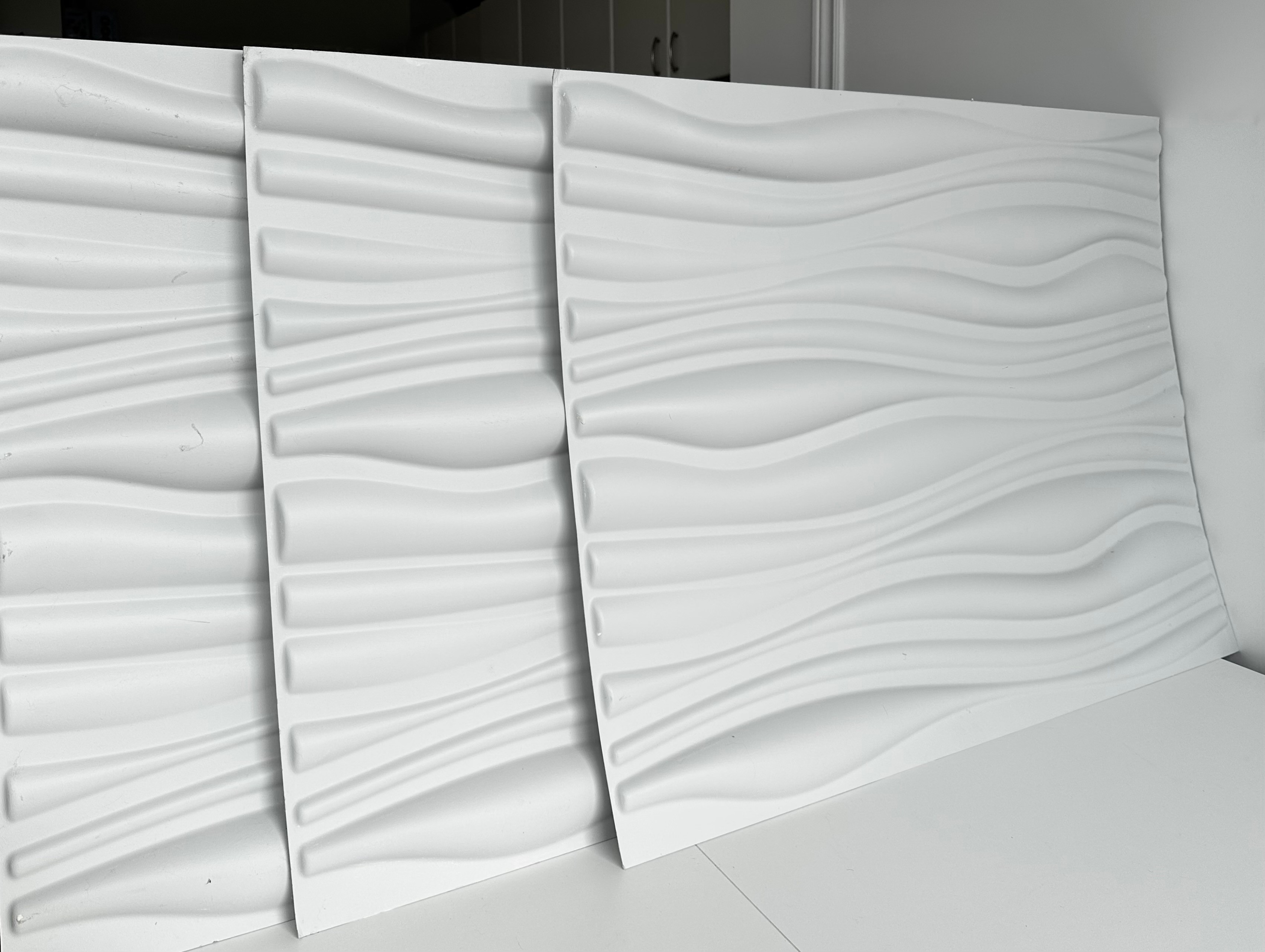 Art3dwallpanels 3D Wall Panel PVC Wave