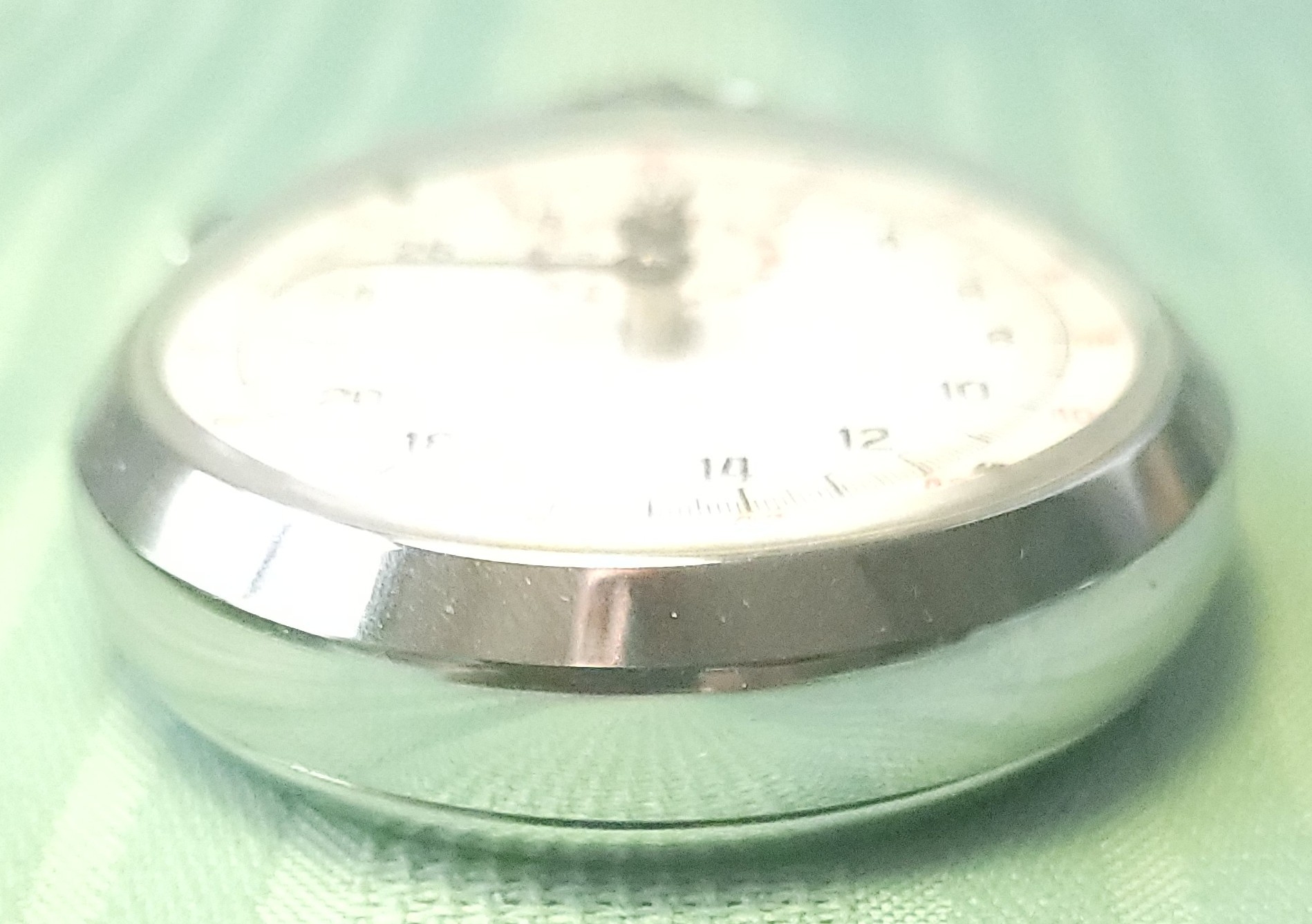 Westclox 1/10th Second Stopwatch Great Britain 1980 Engraved - photo 3