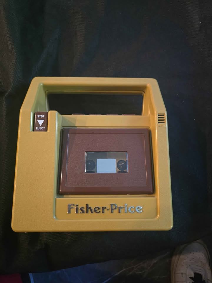 Vintage 1980s Fisher Price Cassette Player