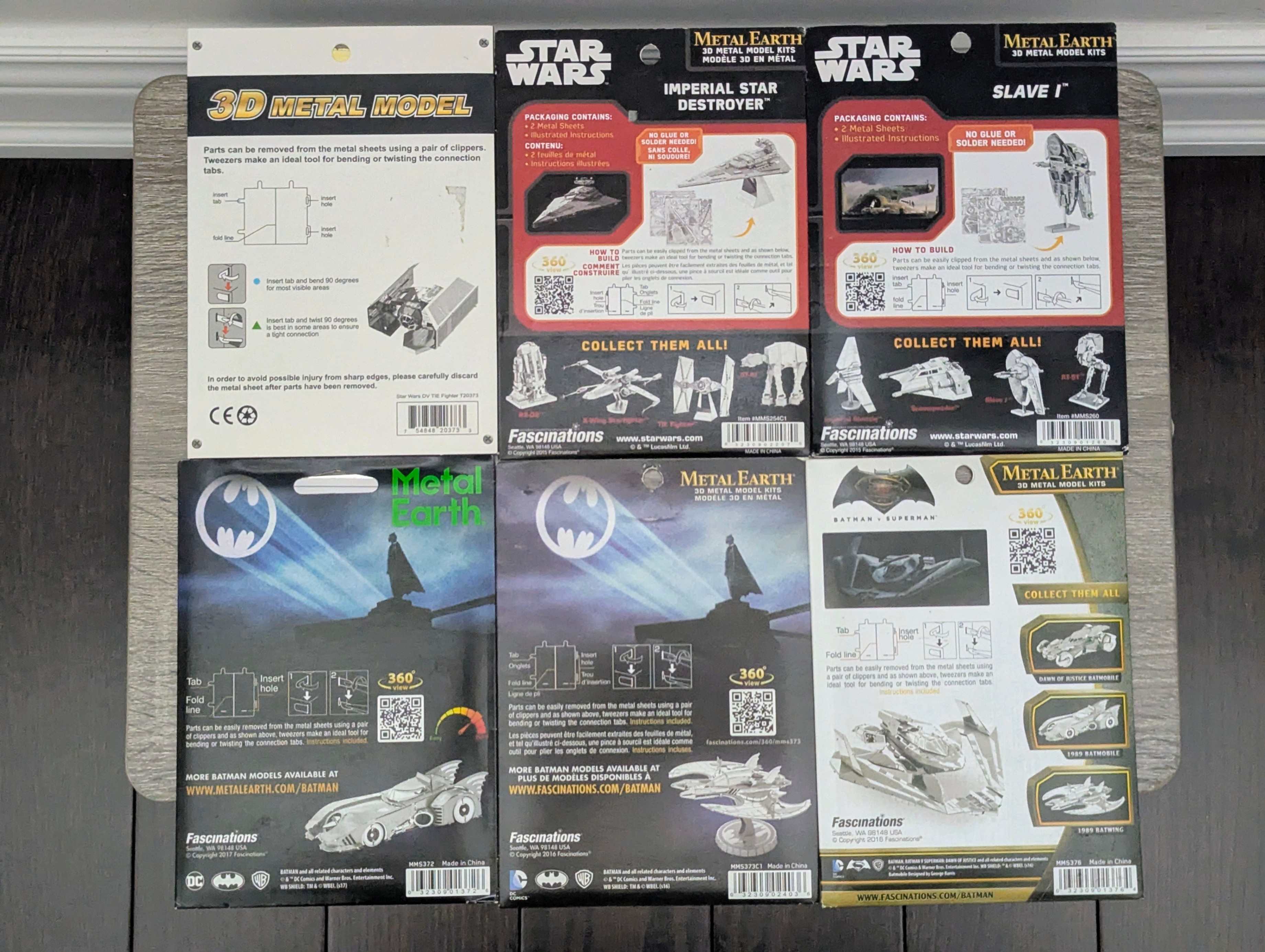 Metal Earth 3D Metal Model Kits - Star Wars & Batman - photo 2