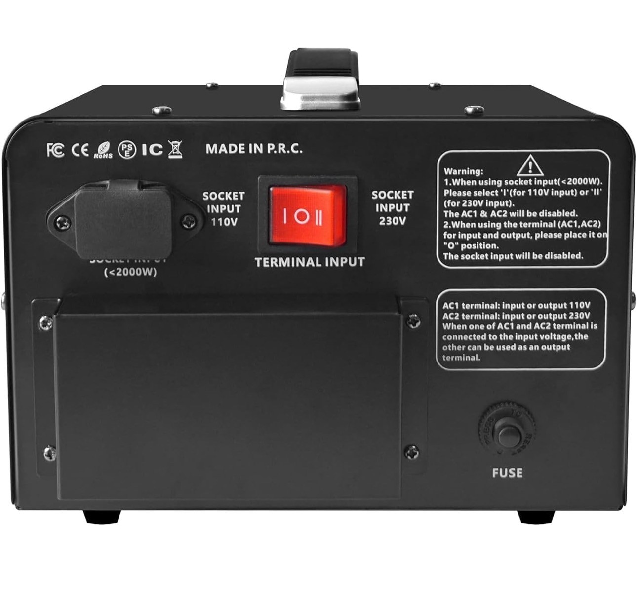 Voltage Converter Transformer Pro 5000W Heavy Duty Step Up/Down - photo 3