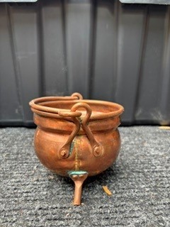 Vintage Copper Kettle, Pot, and Pitcher Set - photo 3