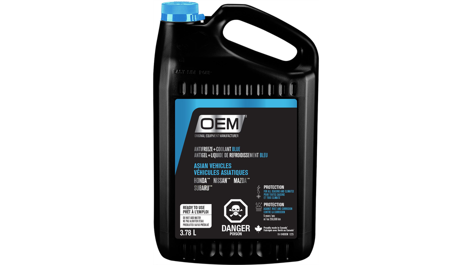 OEM Premixed Coolant for Honda, Nissan, Mazda, Subaru