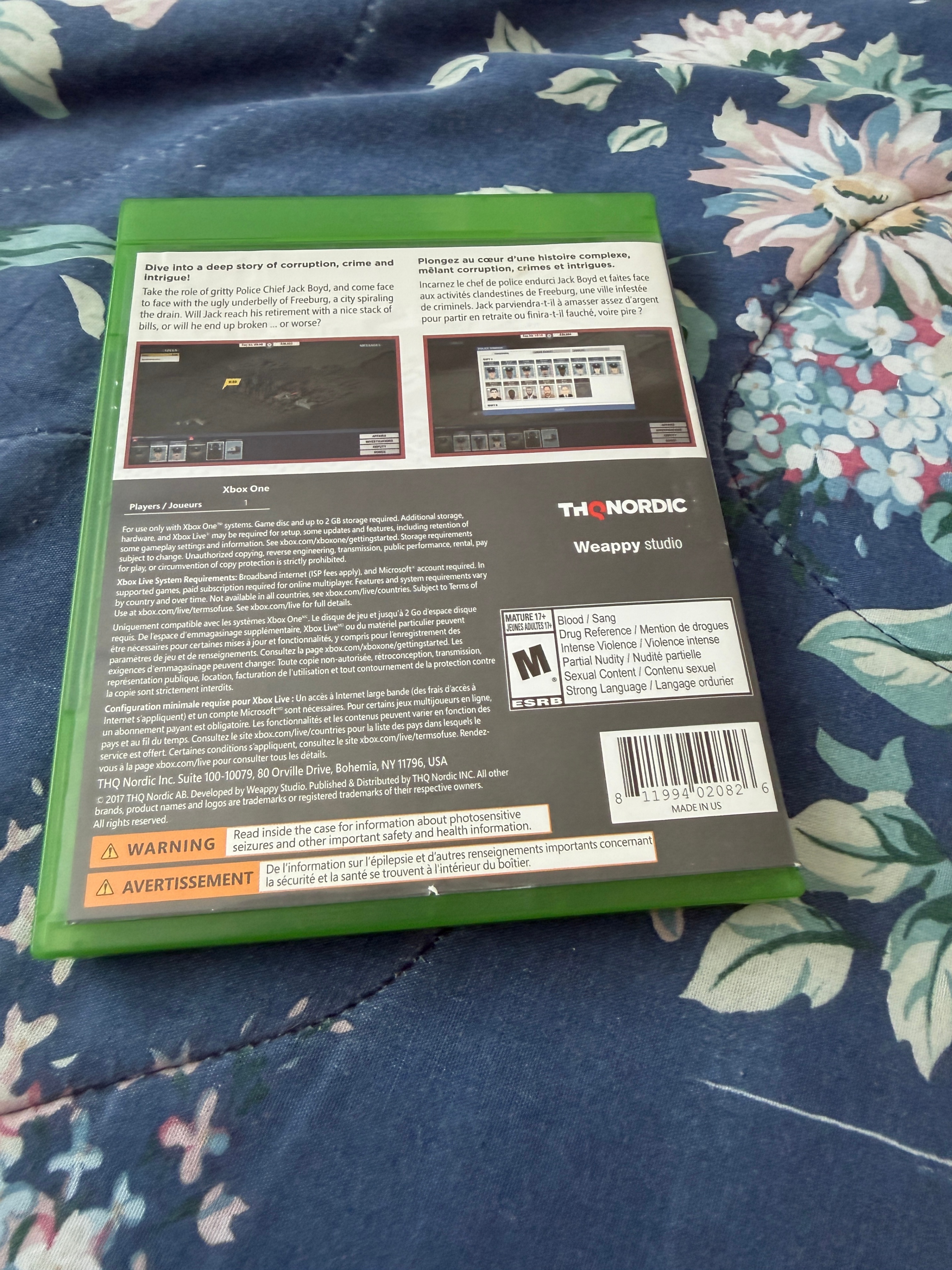 This is the Police Xbox One Game - photo 2
