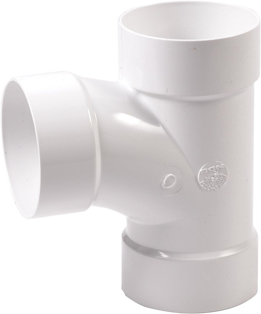 NDS 6P09 6" PVC Sewer & Drain Sanitary Tee