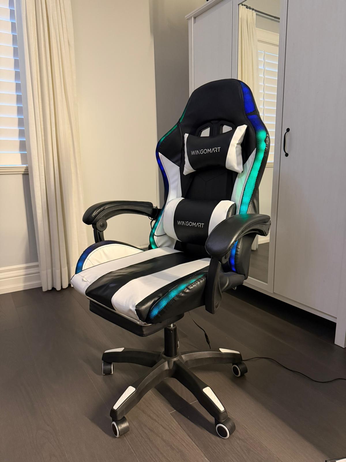 WINGOMART LED Gaming Chair