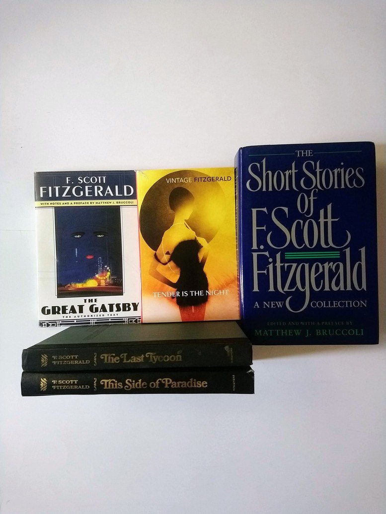 F. Scott Fitzgerald books!
