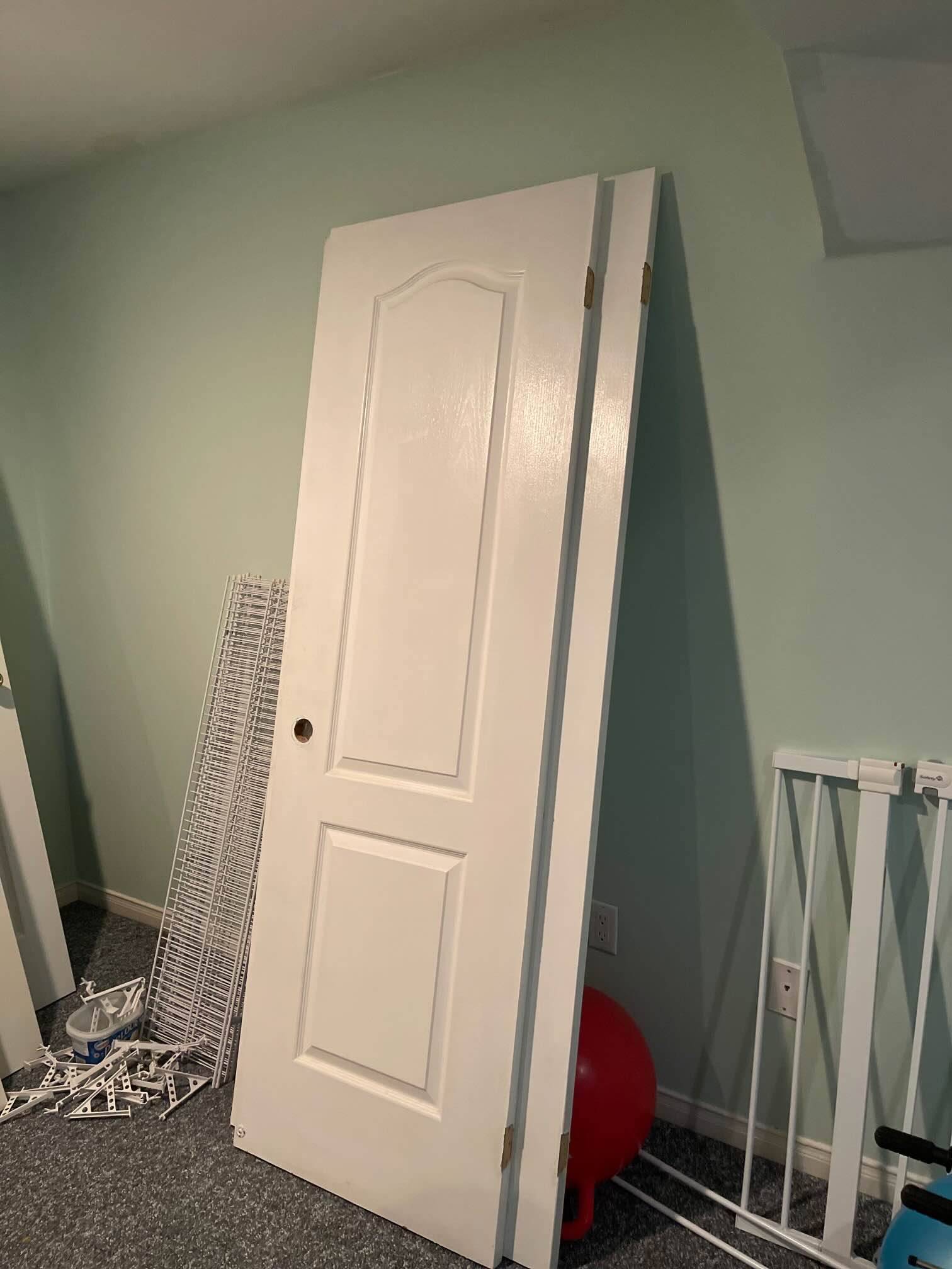 White 2-Panel Interior Doors — 18x80, 28x80, 30x80