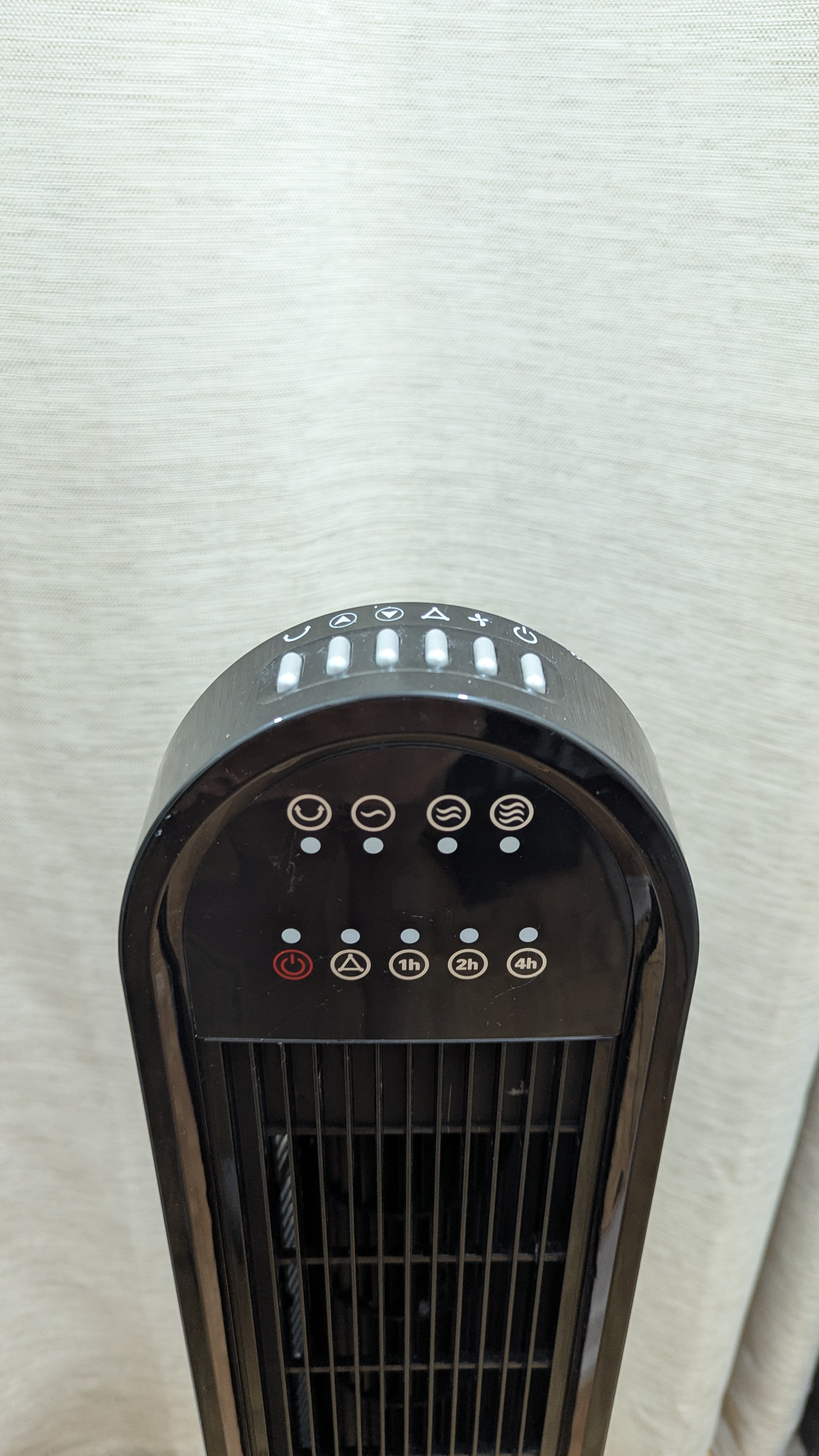 46" NOMA Oscillating Tower Floor Fan !WITHOUT REMOTE CONTROL! - photo 2