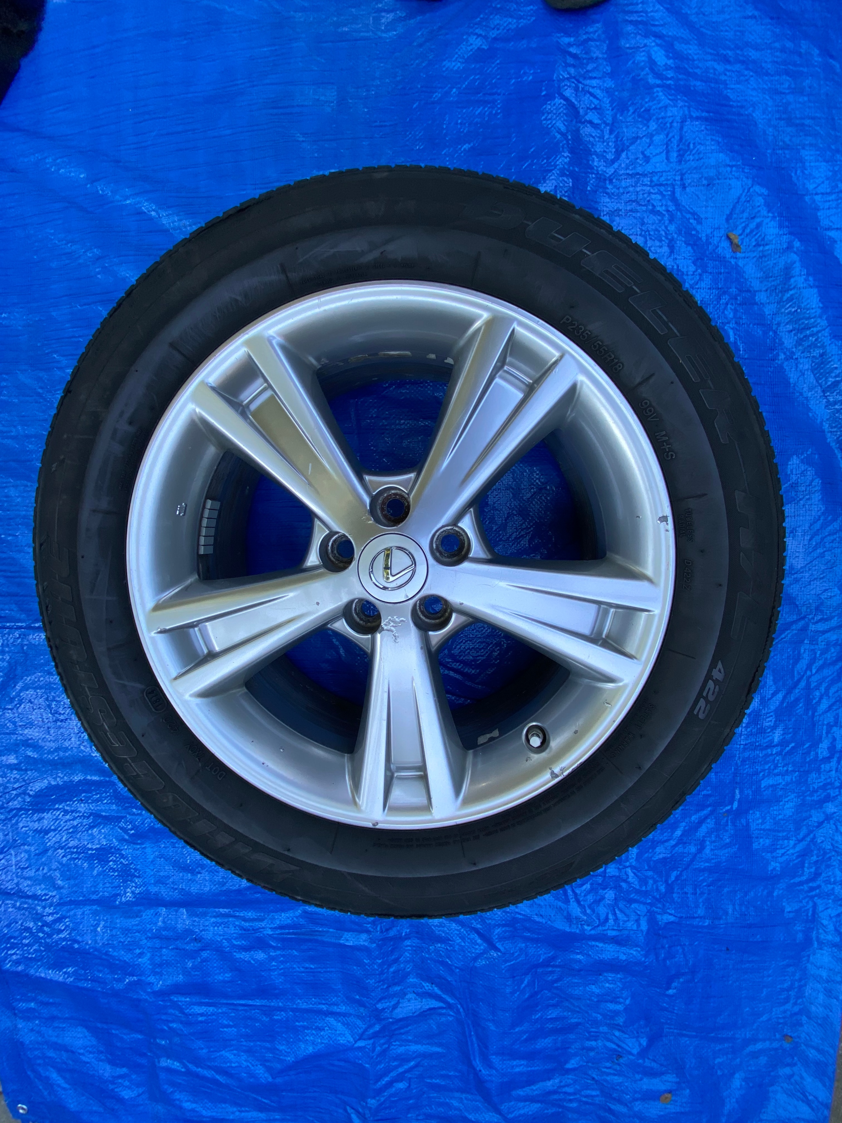 18" Lexus Rims & Tires Set - photo 4