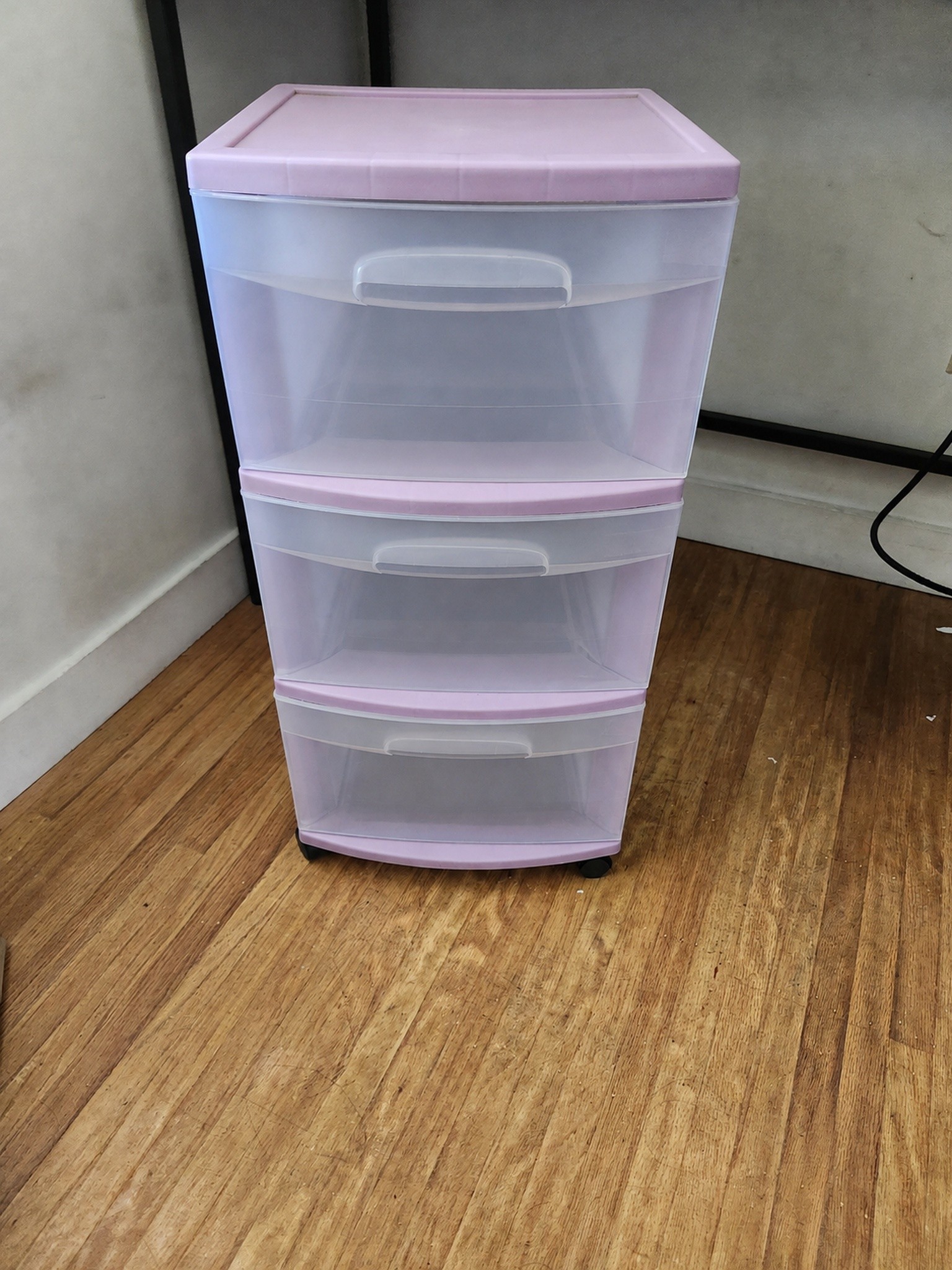 Pink 3-Drawer Storage Cart - Pickup by Jul 29