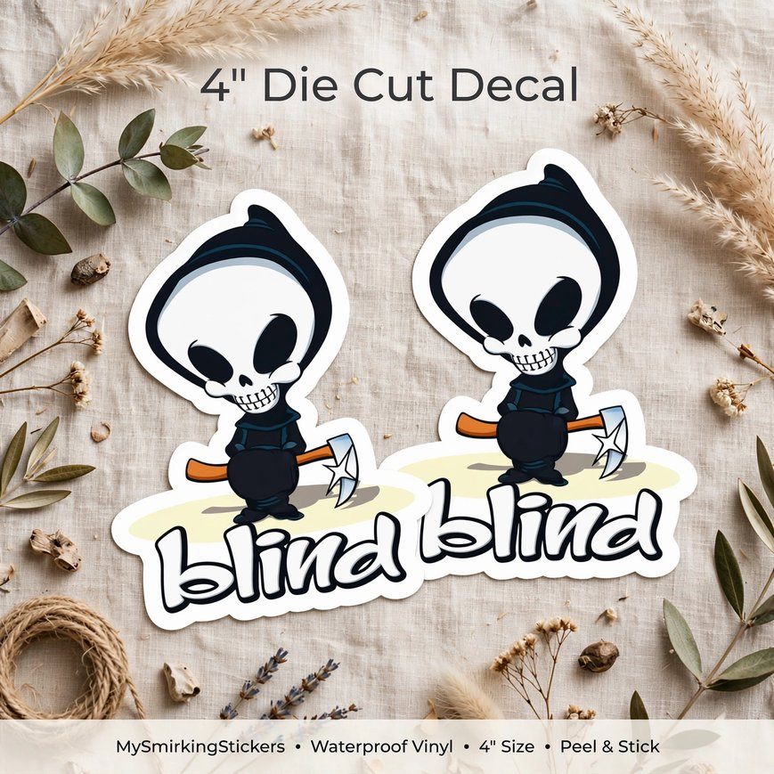 4" 💀 The "Blind" Reaper Vinyl Decal 💀