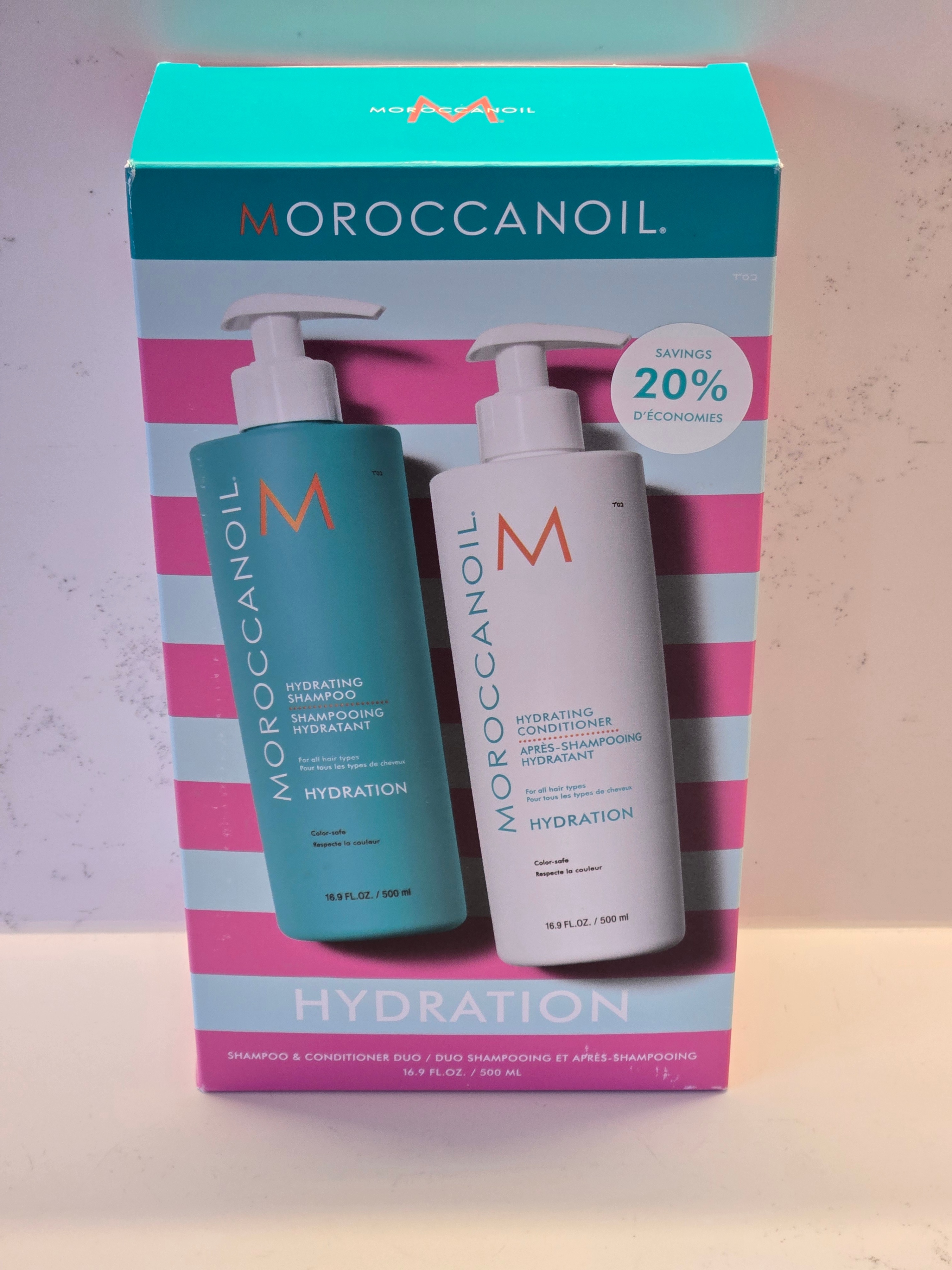 Moroccanoil Hydrating Shampoo & Conditioner 500ml Duo