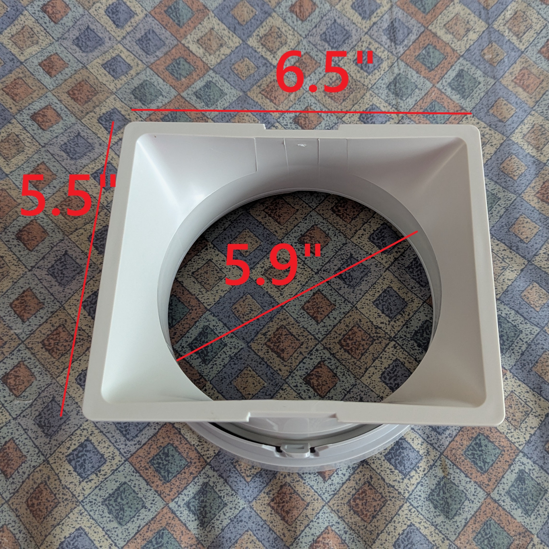 5.9"/15cm Exhaust Adapter Hose to Portable Air Conditioner Tube