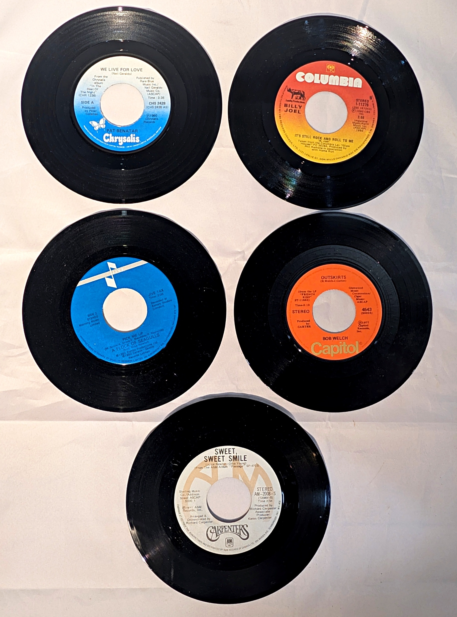 (23) 7" 45rpm Vinyl Records - photo 4