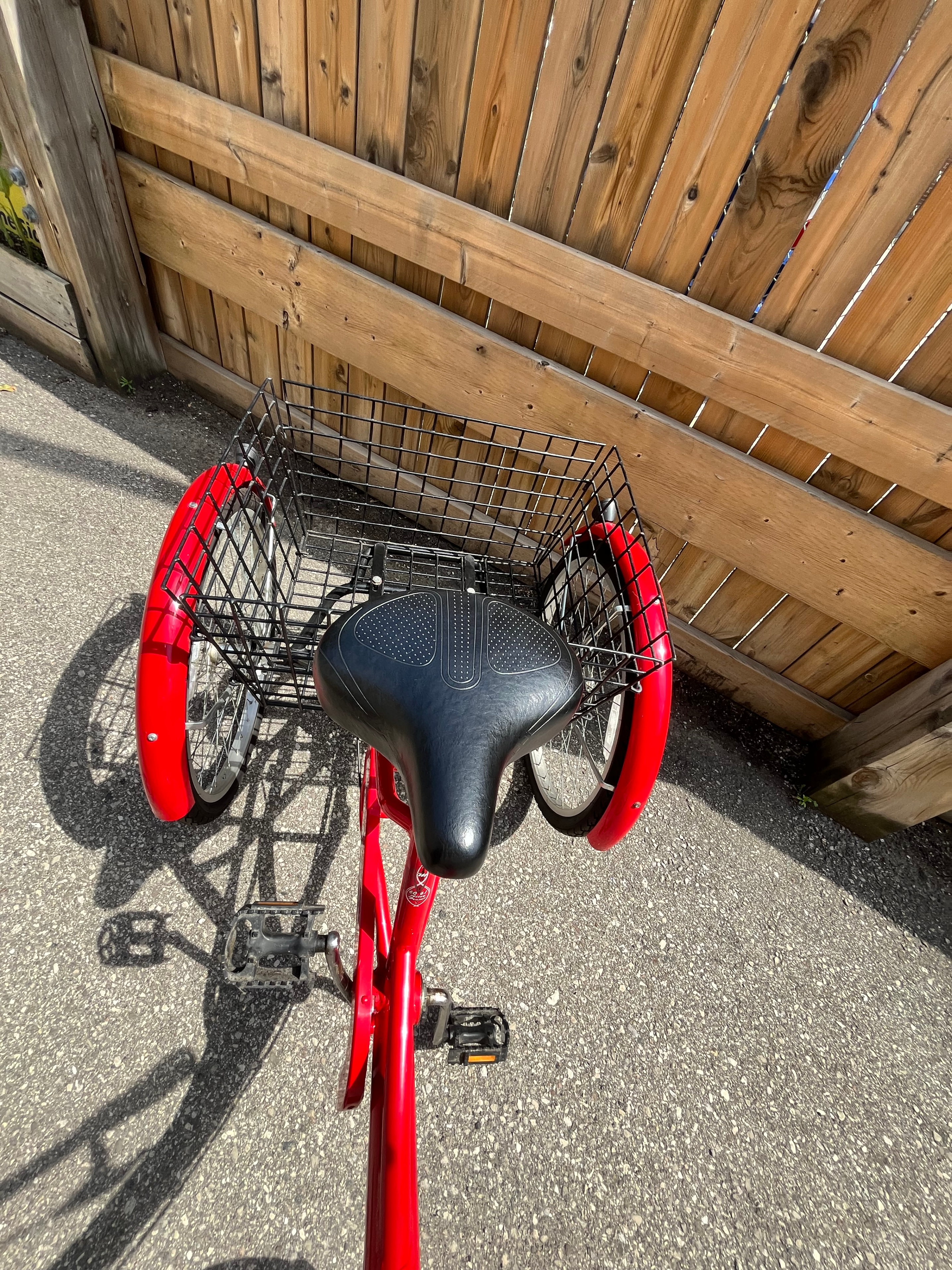 Adult Refurbished Red Tricycle with Basket - photo 5