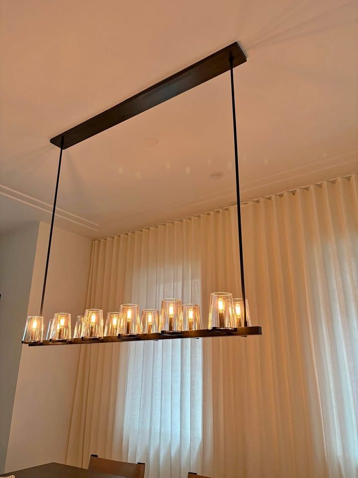 RH Pauillac 60" Linear Chandelier - Like New (70% Off Retail)