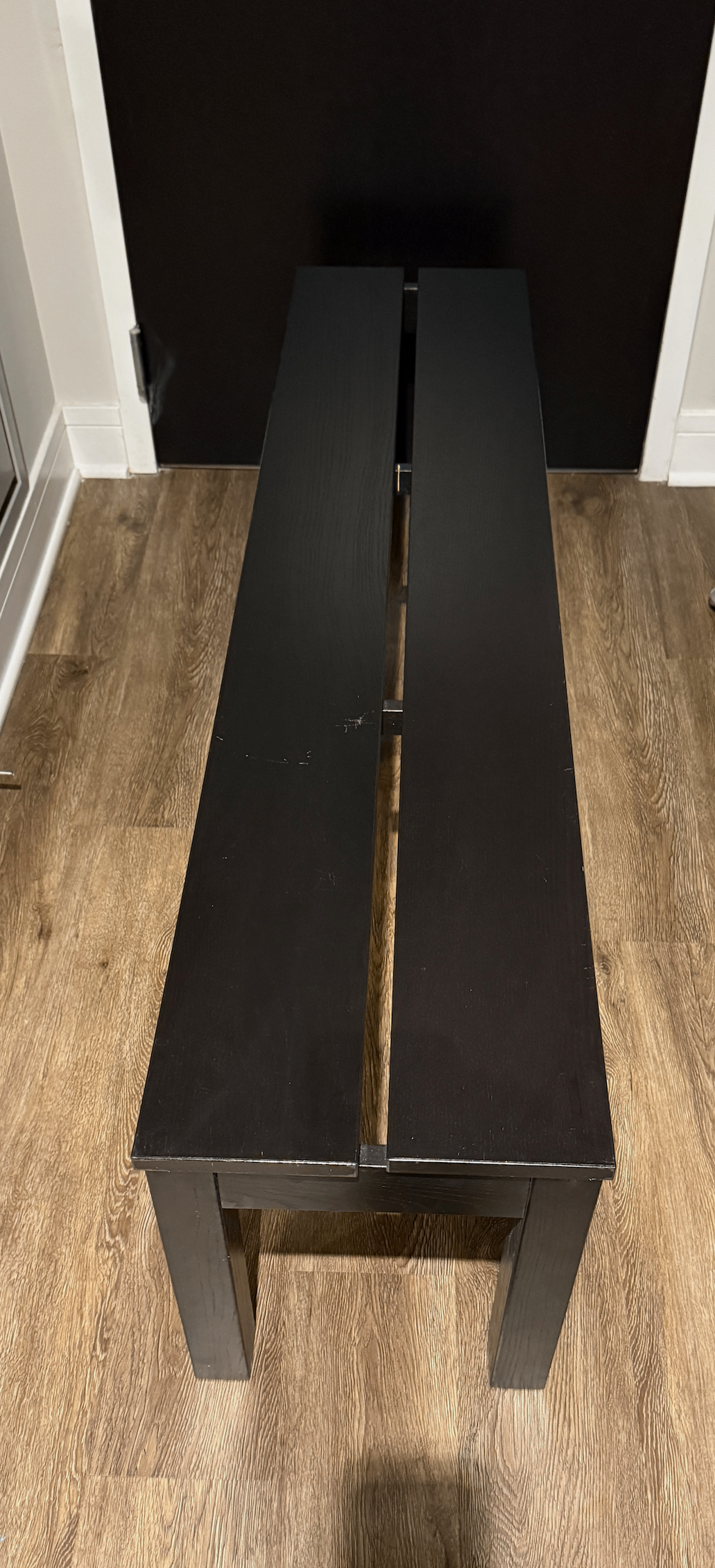 IKEA Bjursta Farmtable Bench - Black Finish