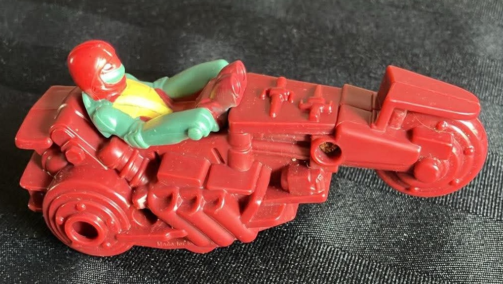 McDonald Teenage Mutant Ninja Turtle Raphael Motorcycle - 4 Inch