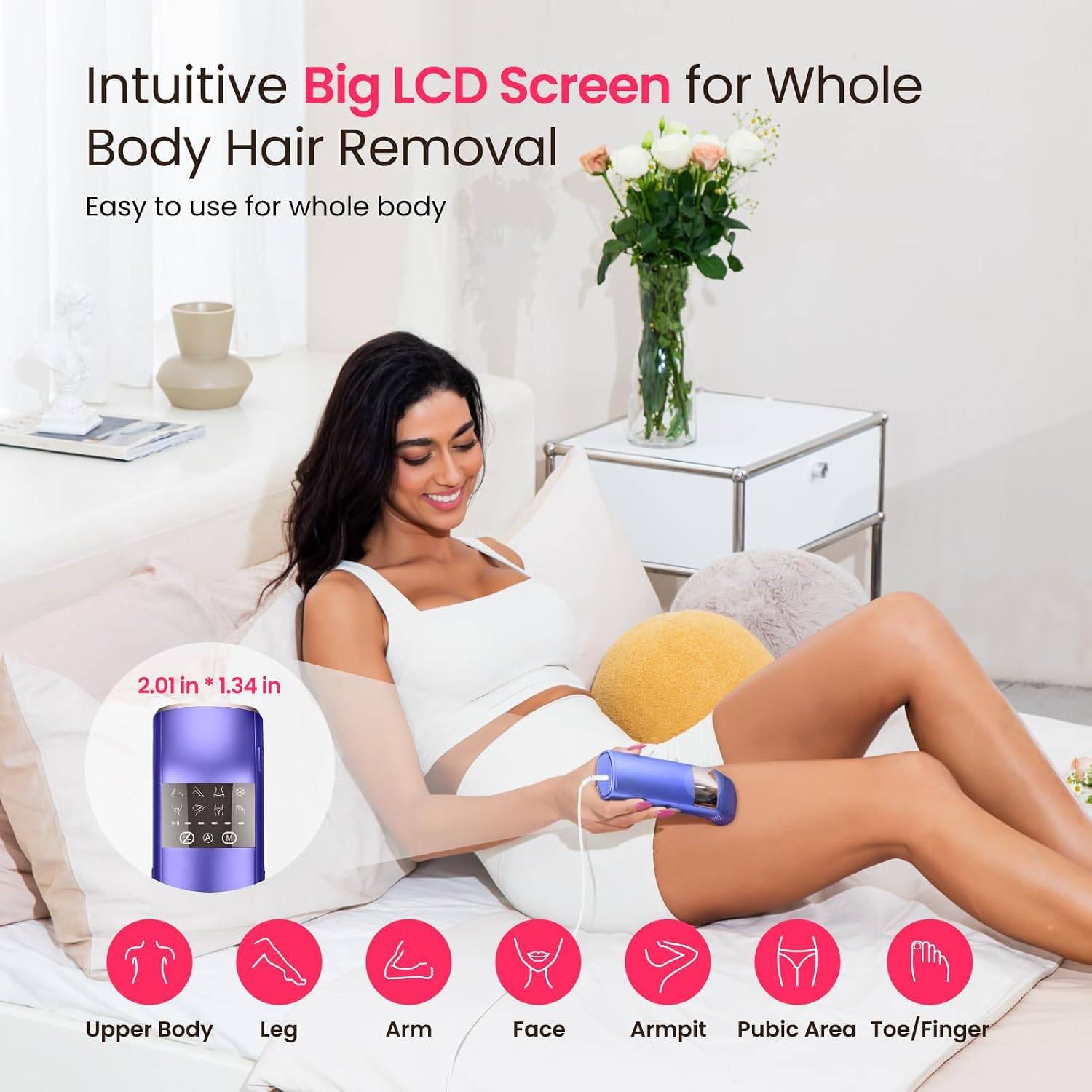 IPL Laser Hair Removal, 3℃ Sapphire Ice-Cooling - photo 4