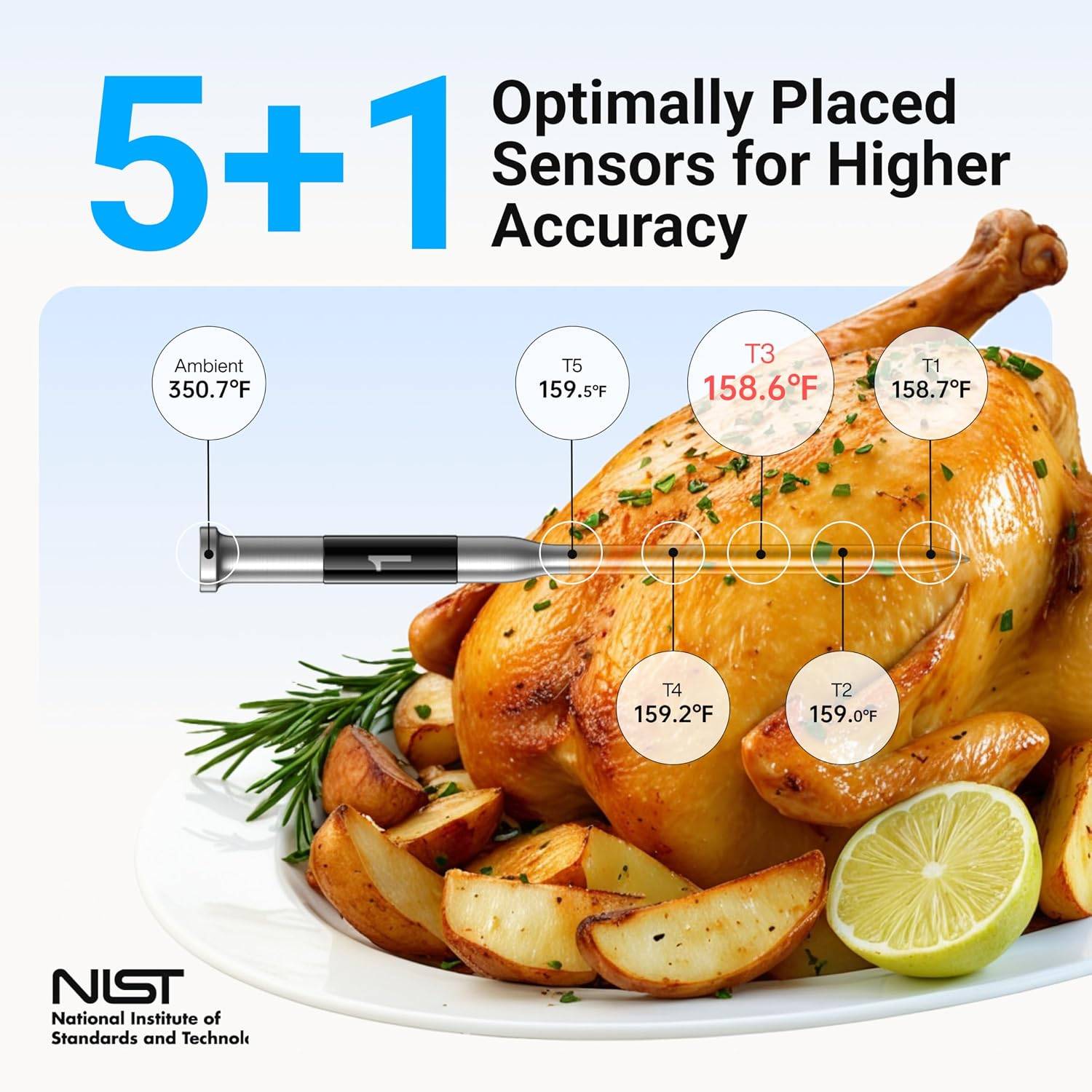Smart Bleutooth Wireless Meat Thermometer - photo 5