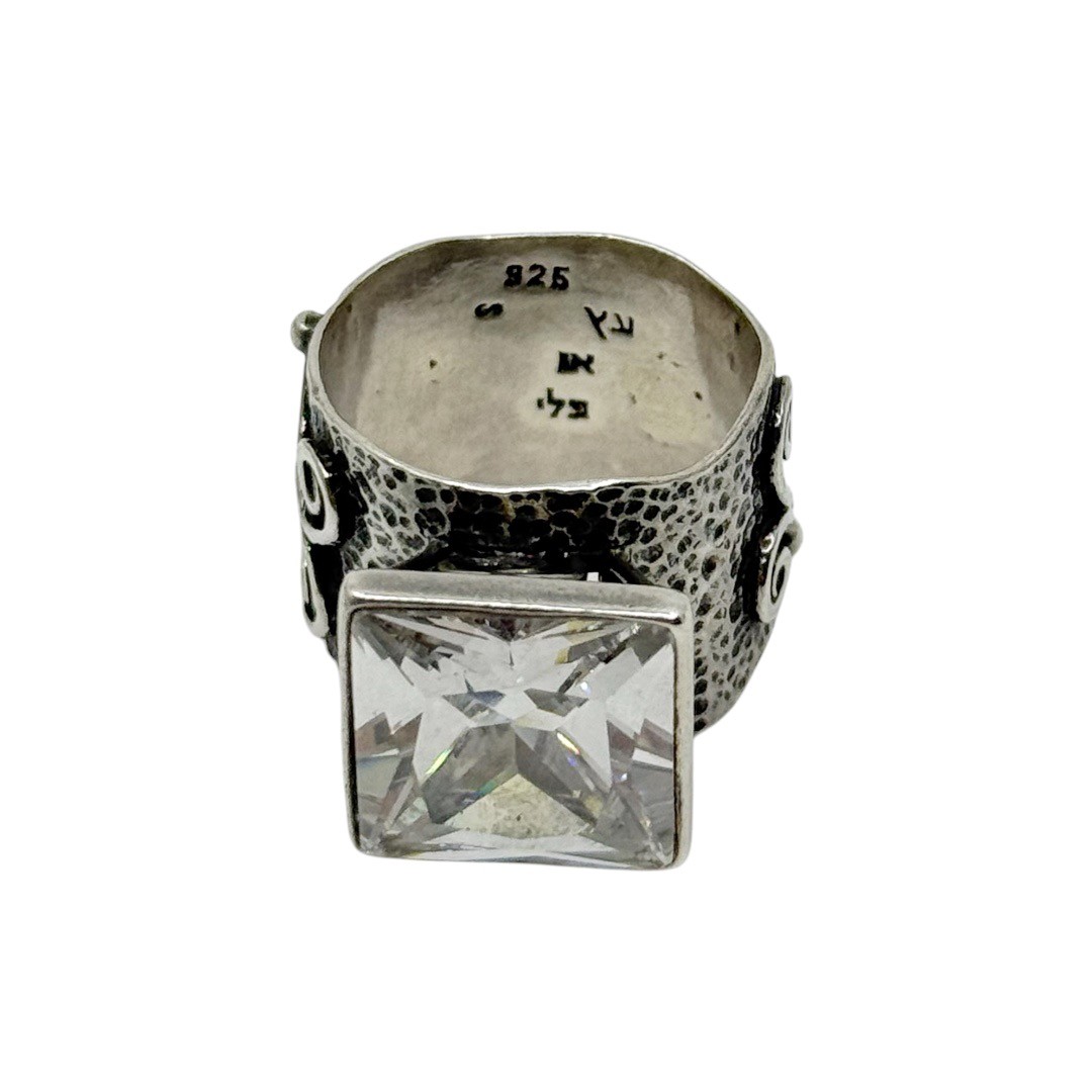 Golan Goldex Sterling Silver princess cut cubic zirconia ring - photo 3