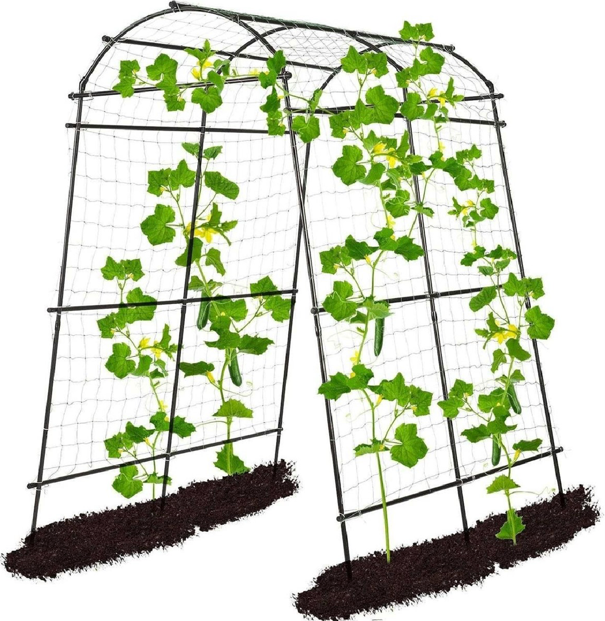 7ft x 6ft Garden Arch Tunnel Steel Frame - photo 3