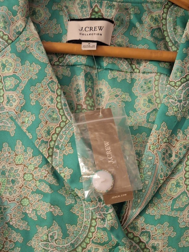 J Crew long sleeve blouse - photo 3