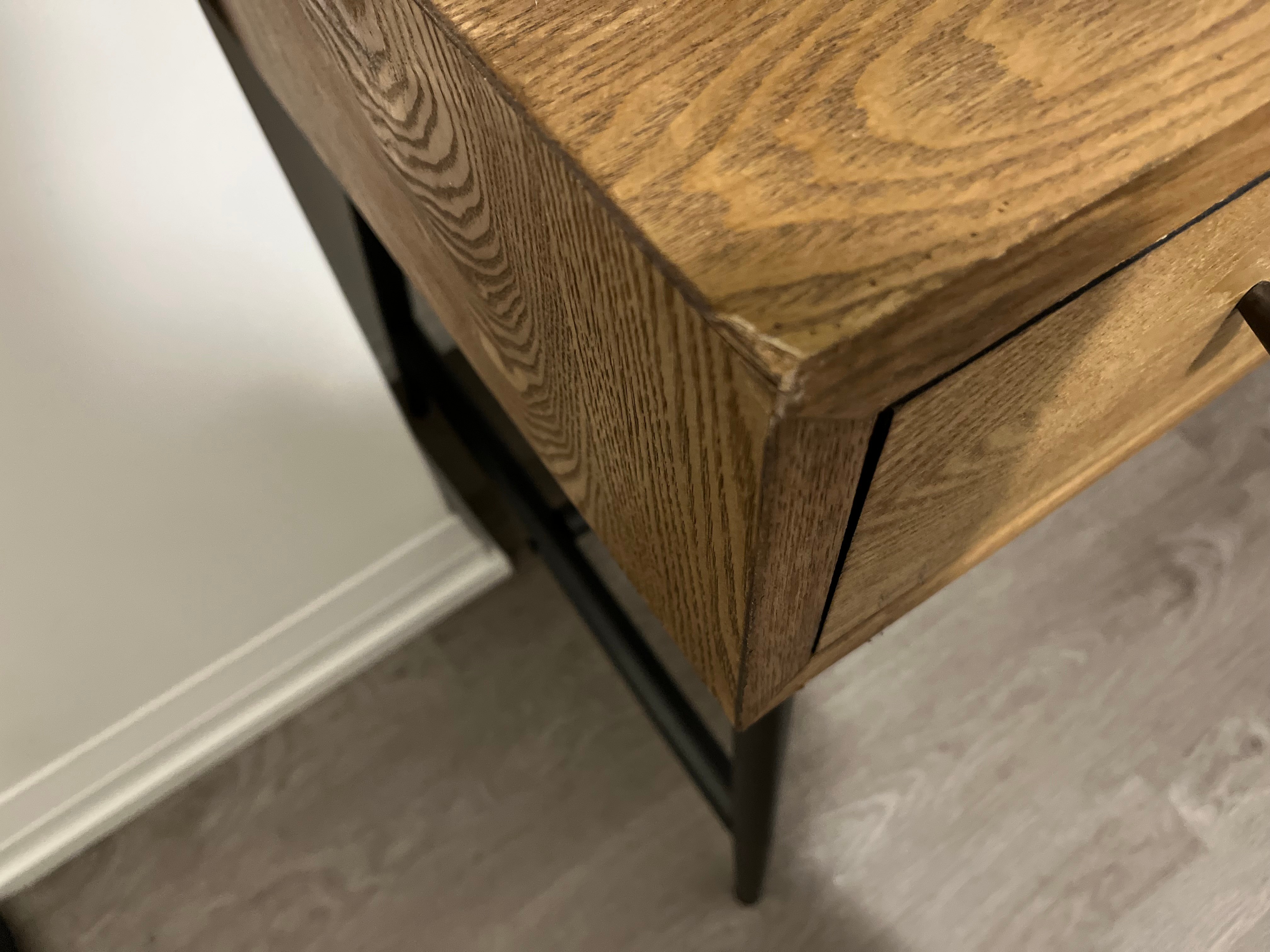Wooden Desk with Drawers - photo 4