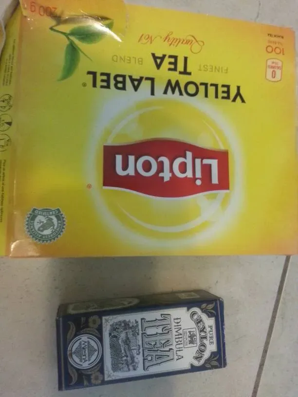 Lipton Yellow Label And Dimbula Pure Ceylon