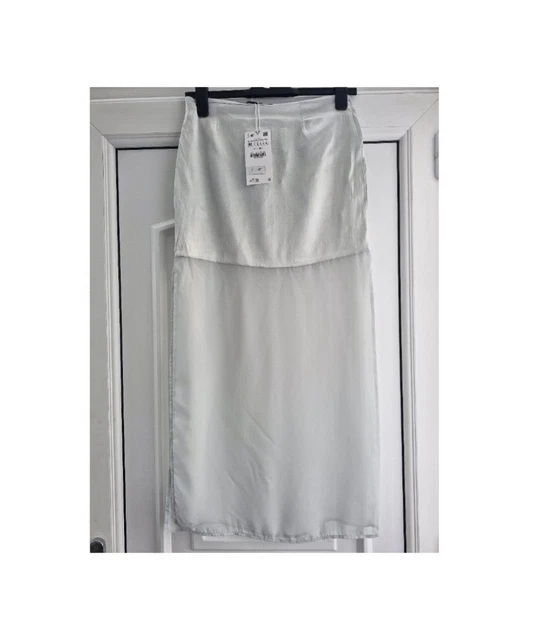 Zara Sheer Satin Skirt - photo 2