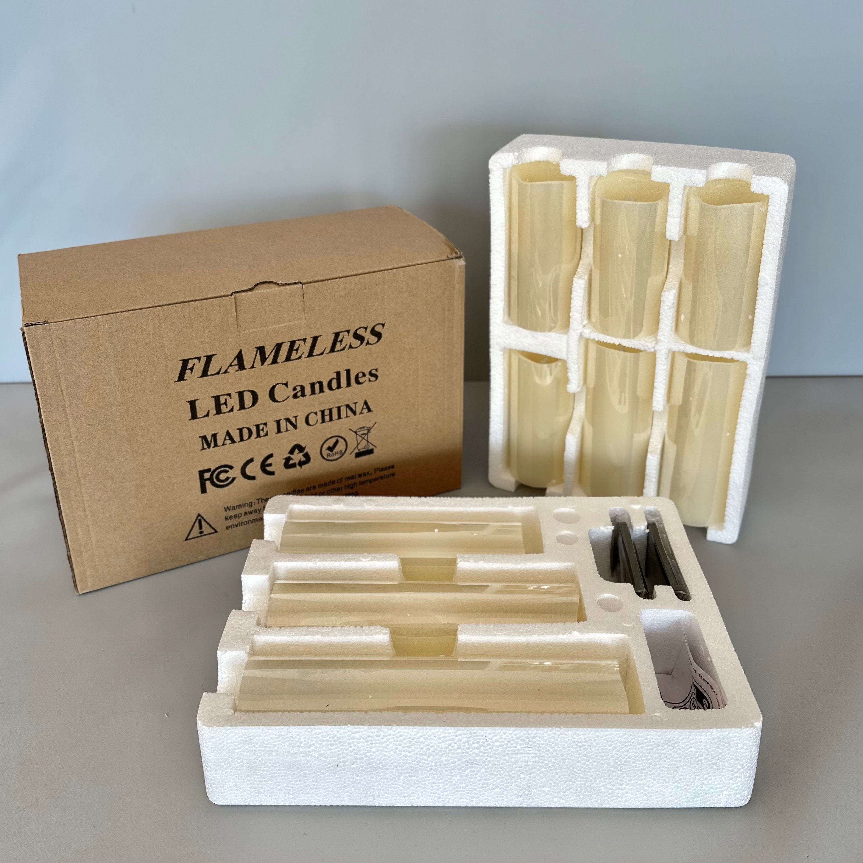 Flameless Battery Operated Candles 9 Pack
