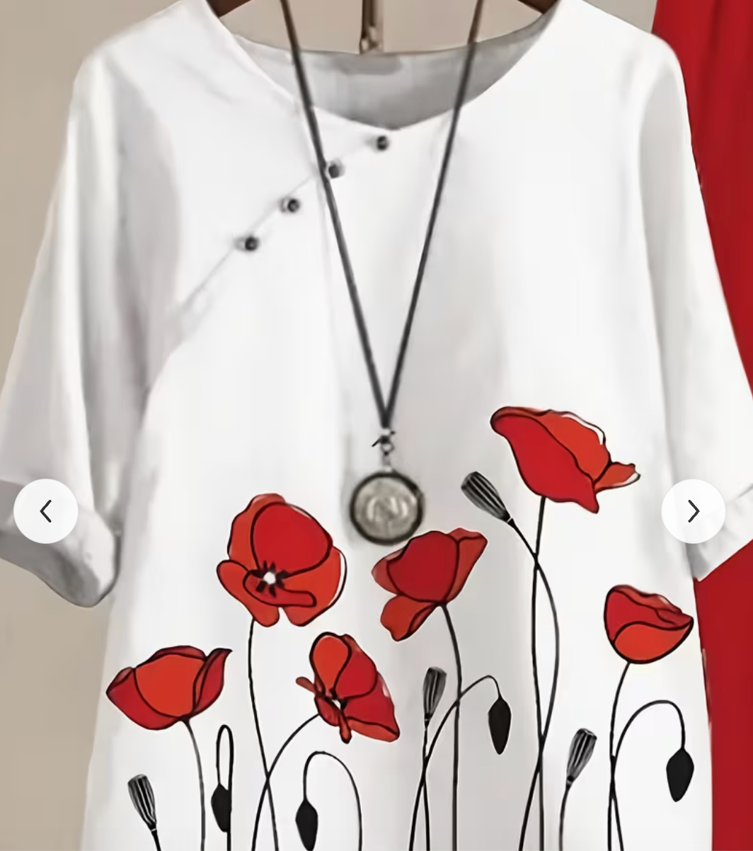 Ensemble Décontracté Femme à Imprimé Floral XL - photo 3
