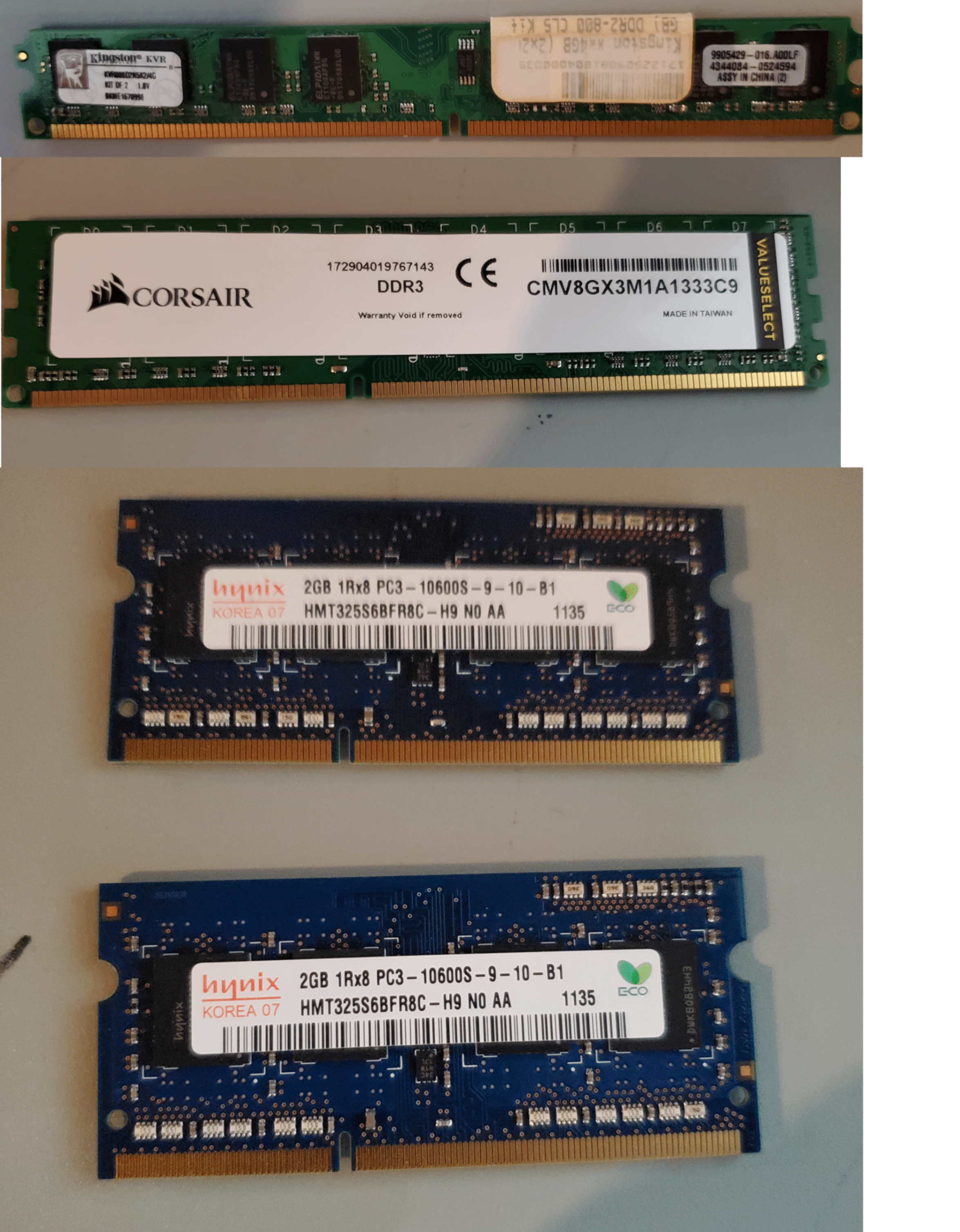 Various RAMs, memory cards and usb sticks - photo 2