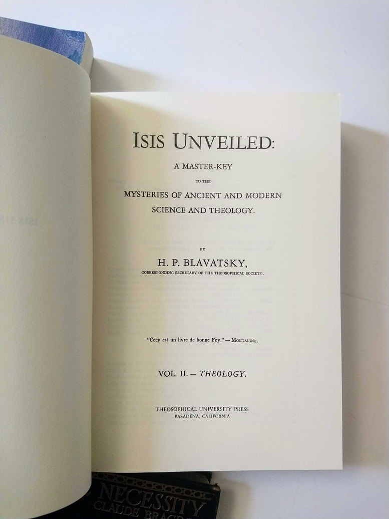 H.P. Blavatsky / Theosophy books! - photo 4