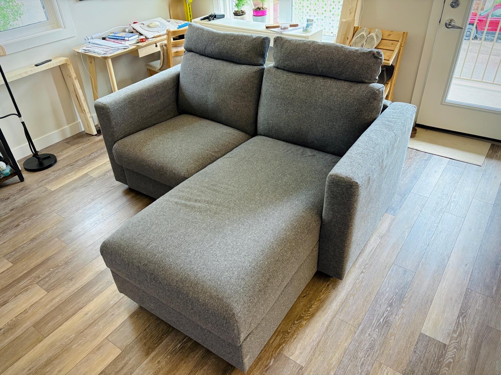 IKEA FINNALA Loveseat with Chaise – Excellent Condition