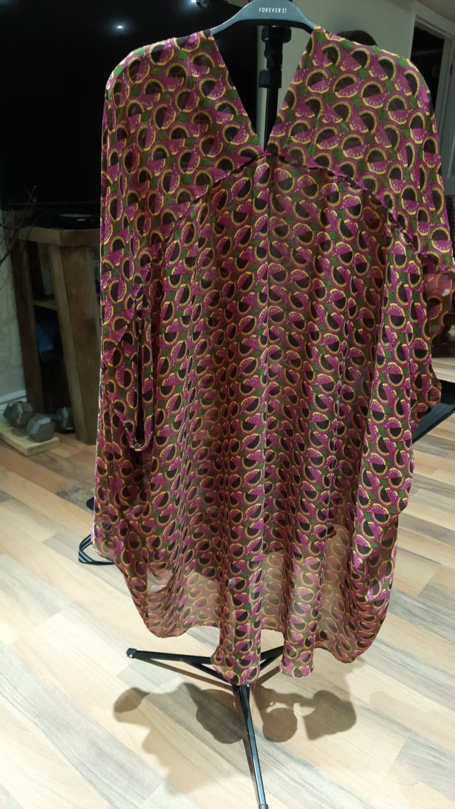 Zara Short Printed Kaftan Dress - photo 2