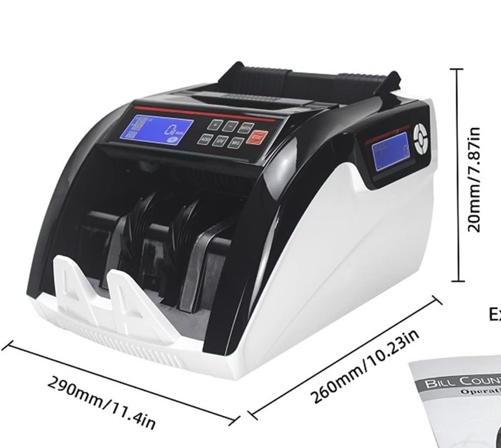 Money Counter Machine Bill Counter 5800D UV/MG Counterfeit 1000m - photo 4