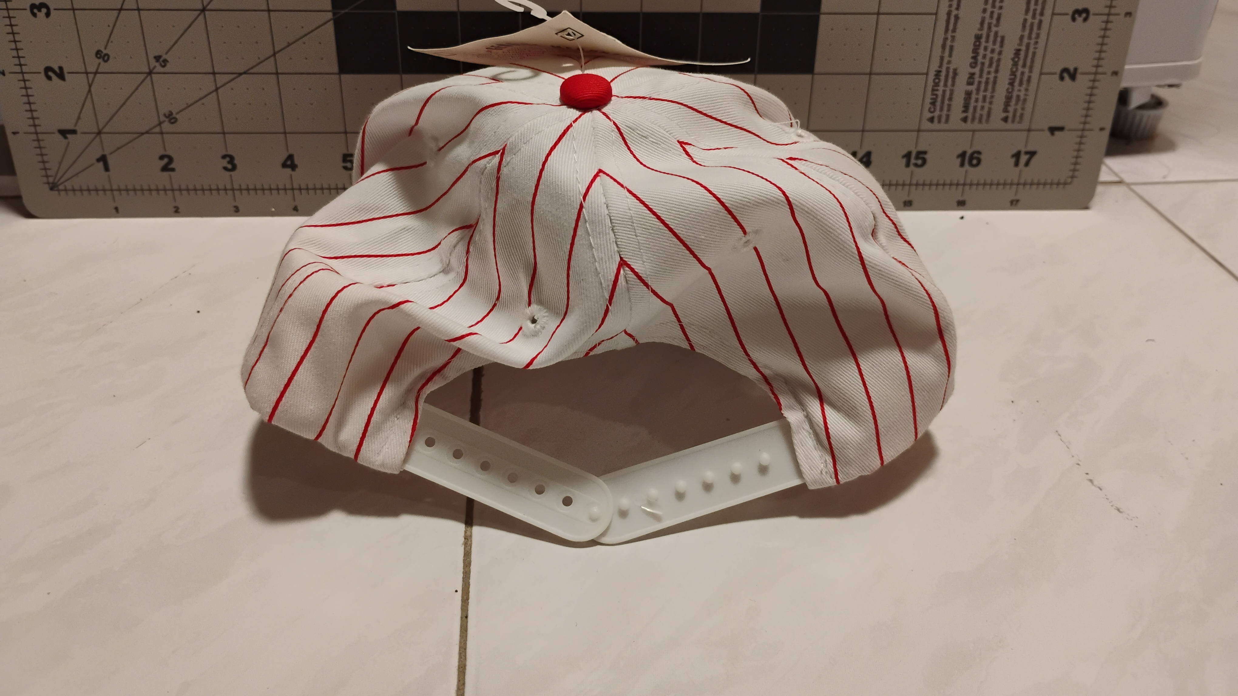 Cincinnati Reds Pinstripe Snapback Hat - photo 2