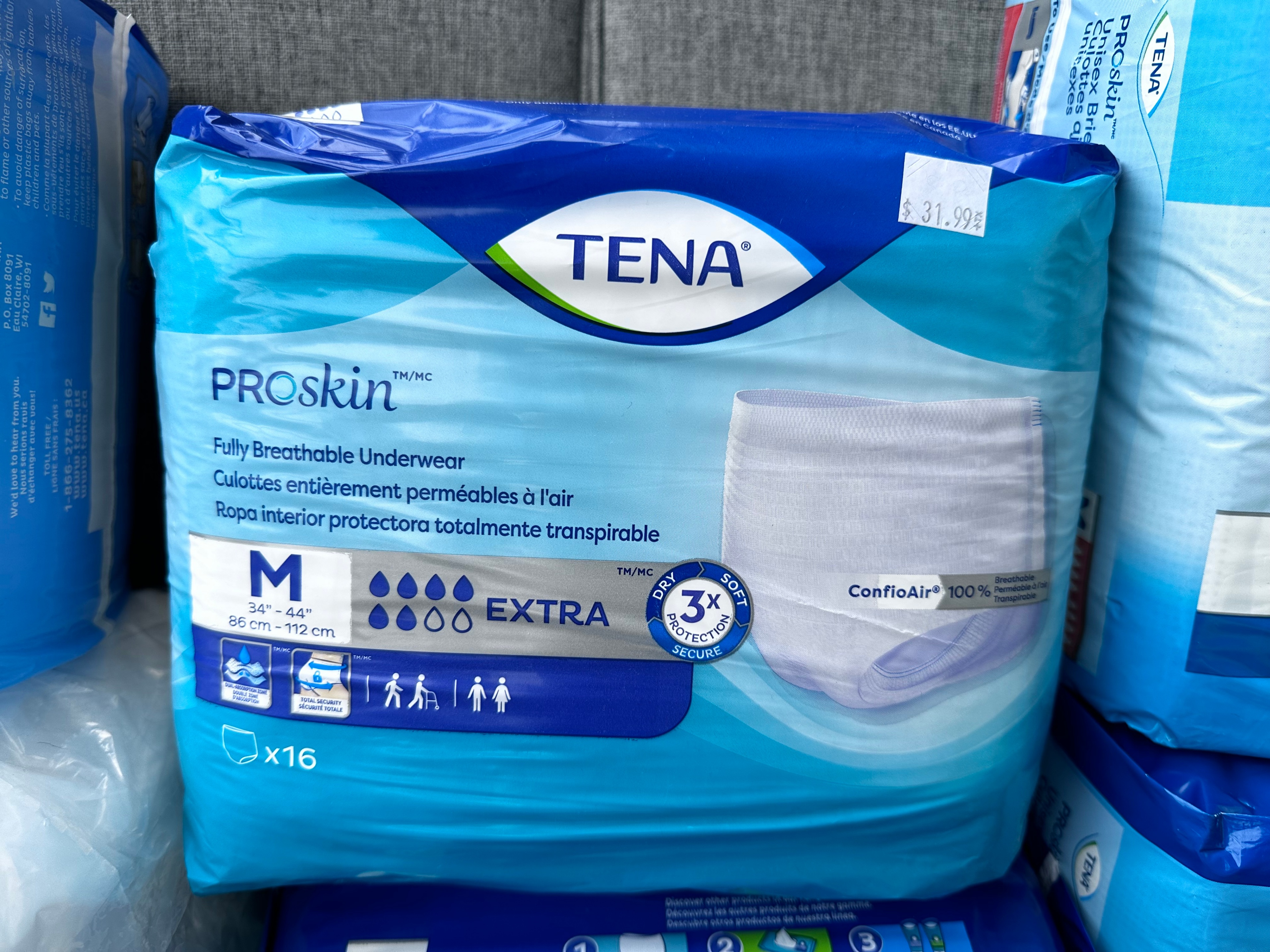 Tena Proskin Briefs - Size M