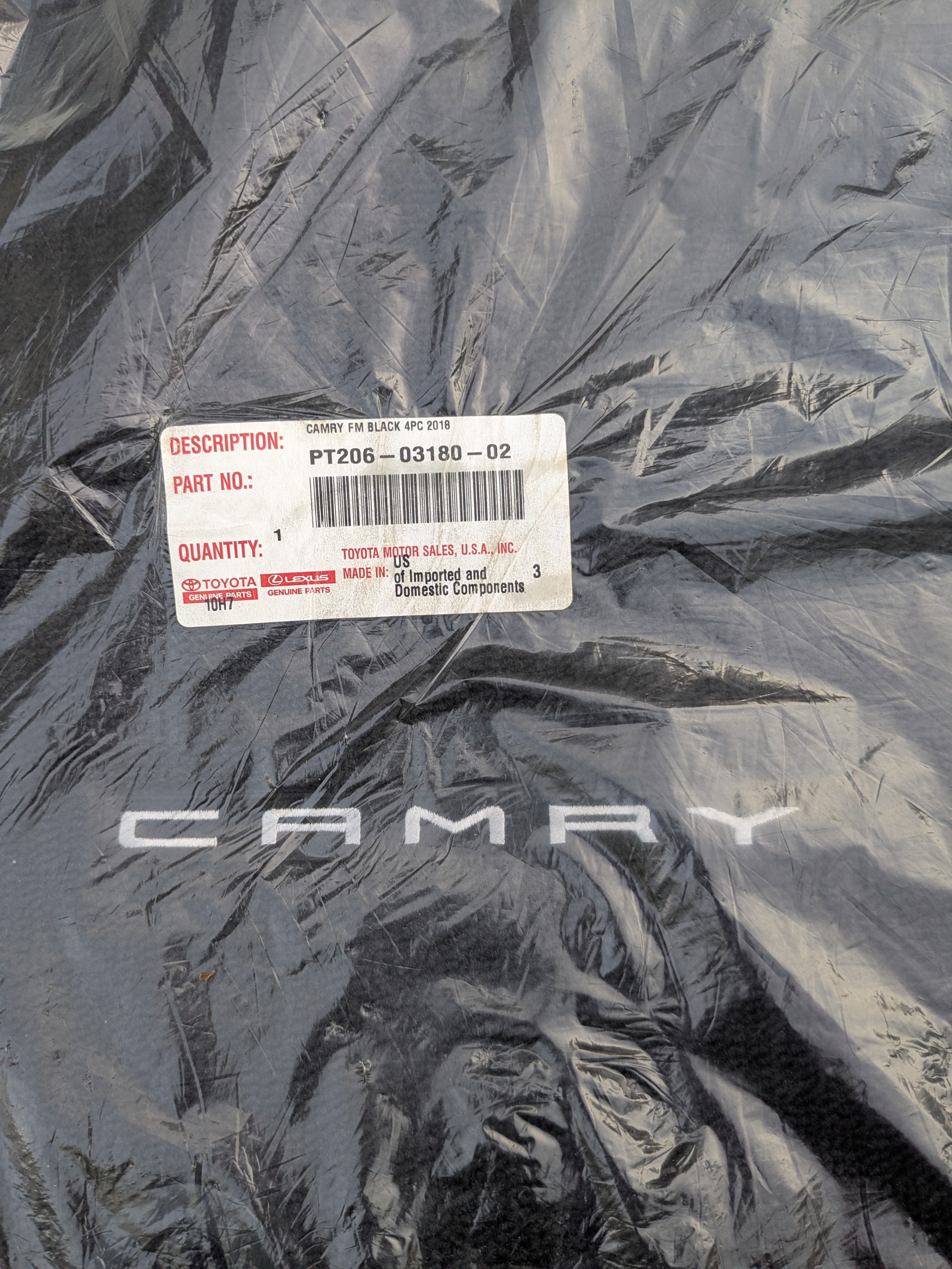 Toyota Camry 2018-2024 Floor Mats & Cargo Nets - photo 4